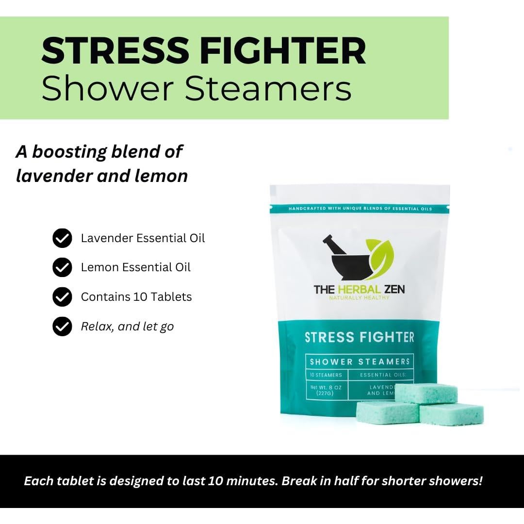 Bombas de Ducha Aromaterapia Luchador del Estrés - 10 Unidades
