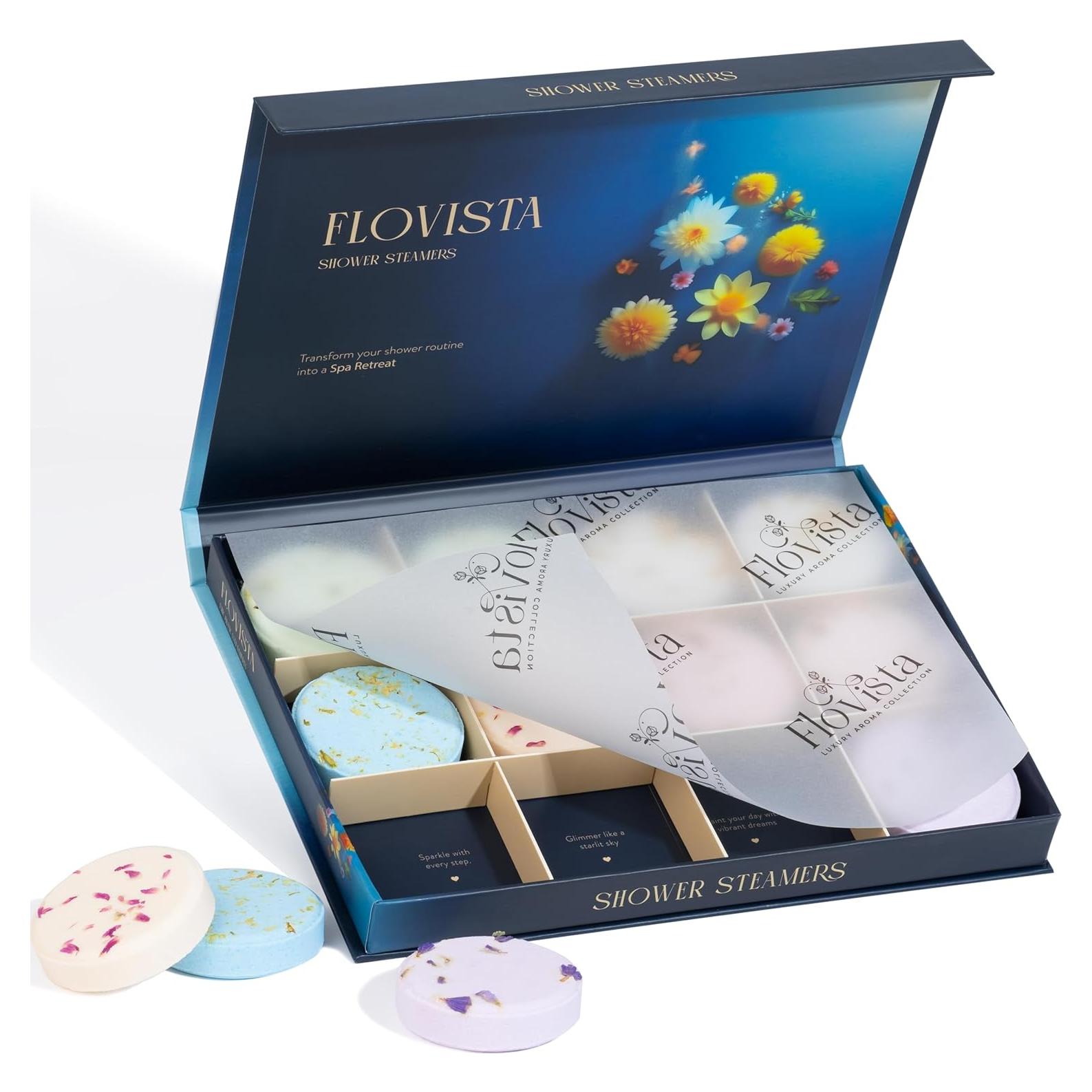 Vapor de Ducha Aromaterapia Flovista - 12 Bombas Relajantes