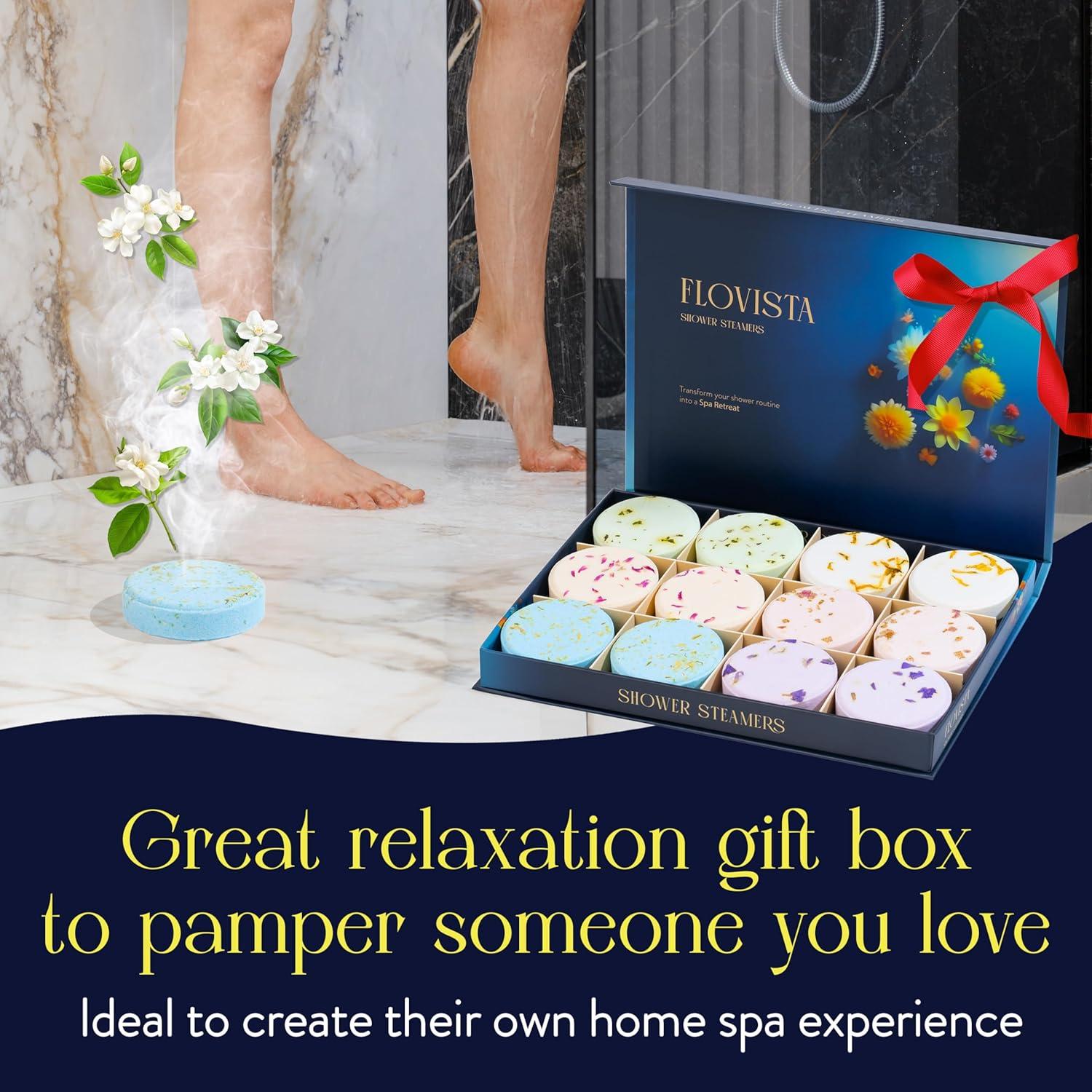 Vapor de Ducha Aromaterapia Flovista - 12 Bombas Relajantes