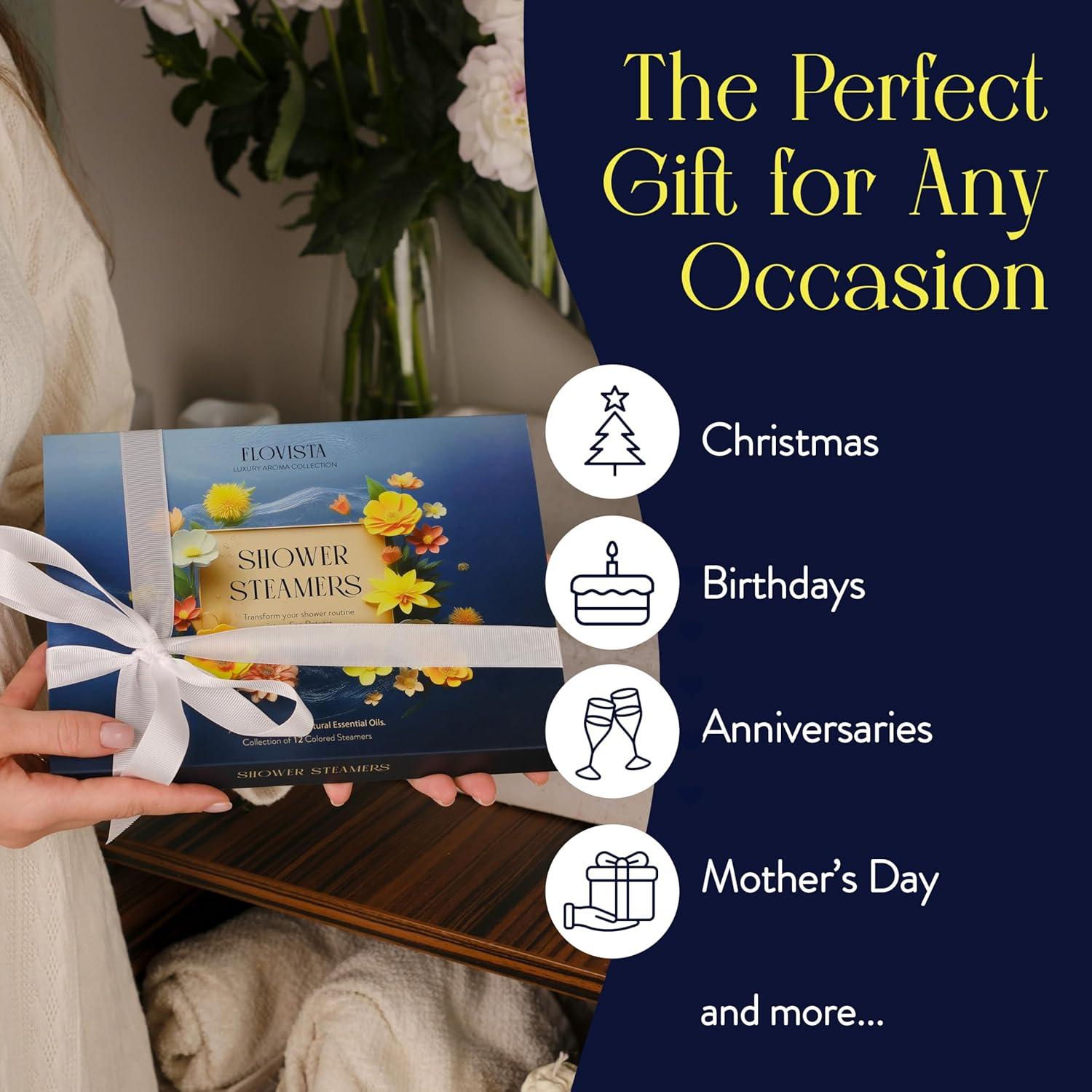 Vapor de Ducha Aromaterapia Flovista - 12 Bombas Relajantes