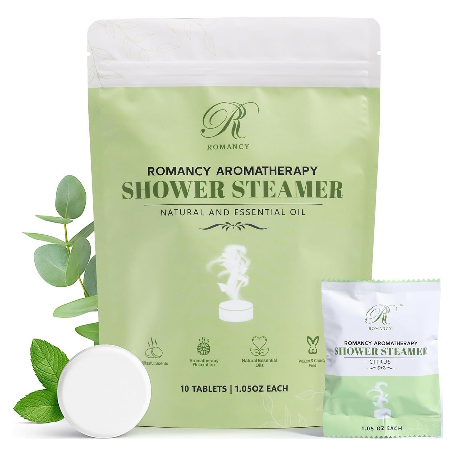 Bombas de Ducha Aromaterapia Romancy - Eucalipto, Menta y Cítricos