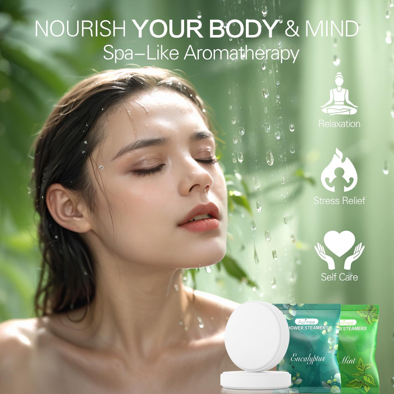 Bombas de Ducha Aromaterapia Aofmee 22 Piezas Aceites Esenciales