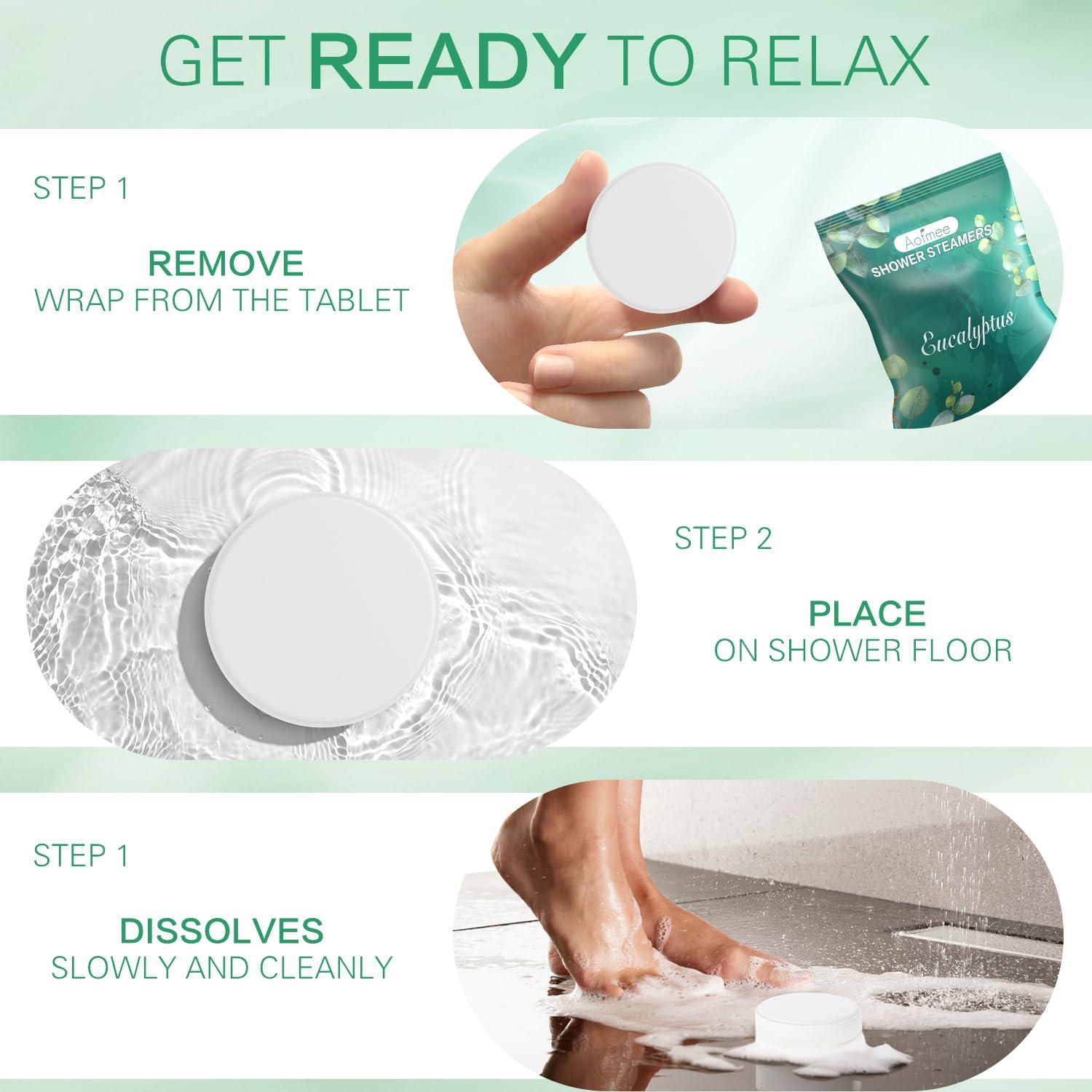 Bombas de Ducha Aromaterapia Aofmee 22 Piezas Aceites Esenciales