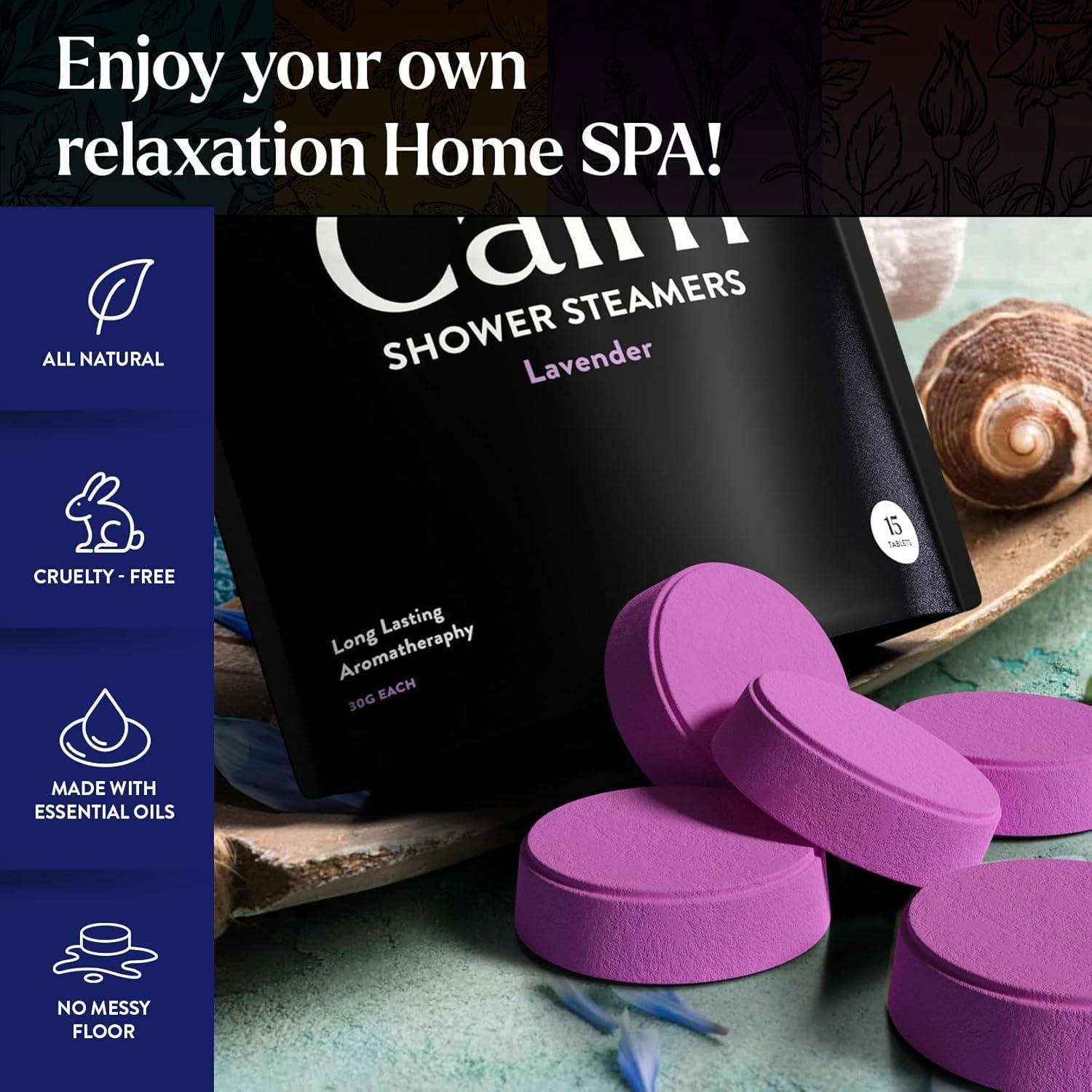 Pastillas de Ducha de Aromaterapia Lavanda Miracle Made - 15 Tabletas