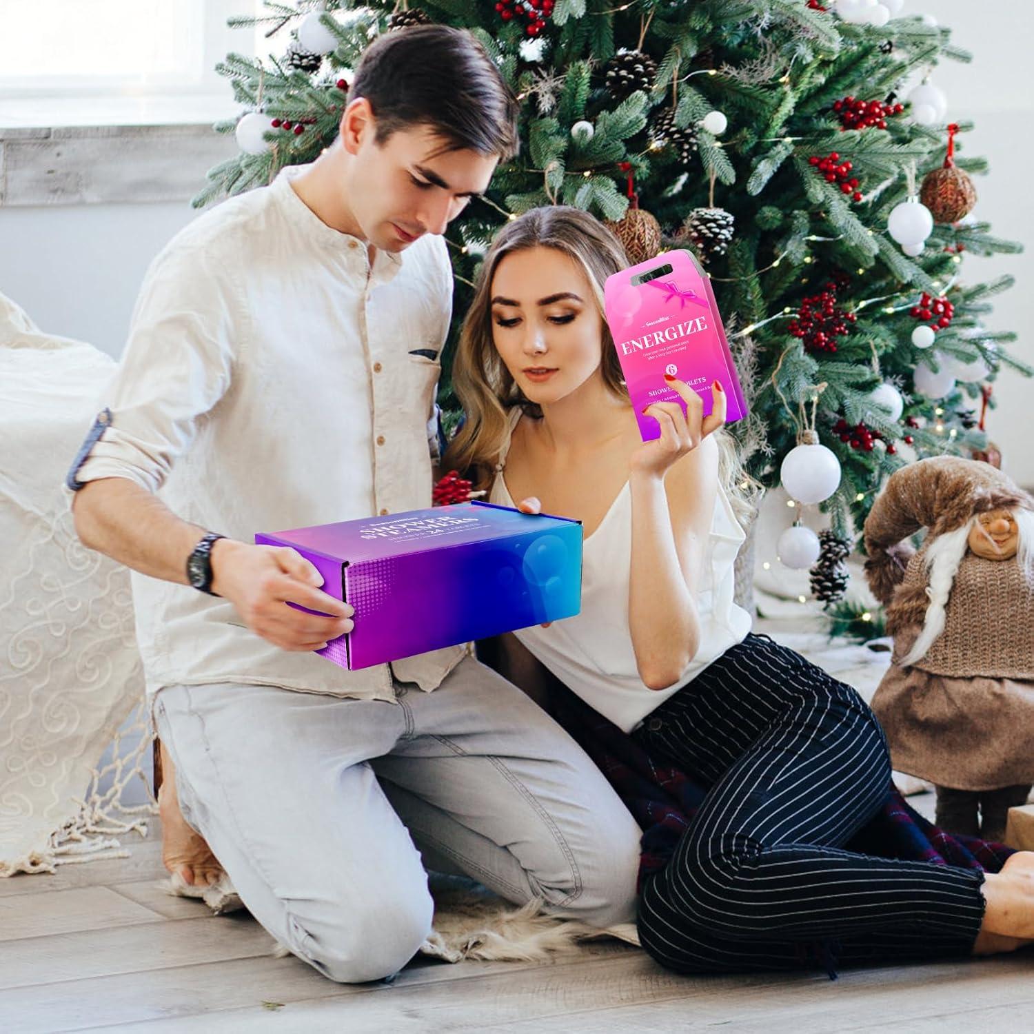 Tabletas de Ducha 24 Pack SeasonBliss - 8 Aromas Naturales