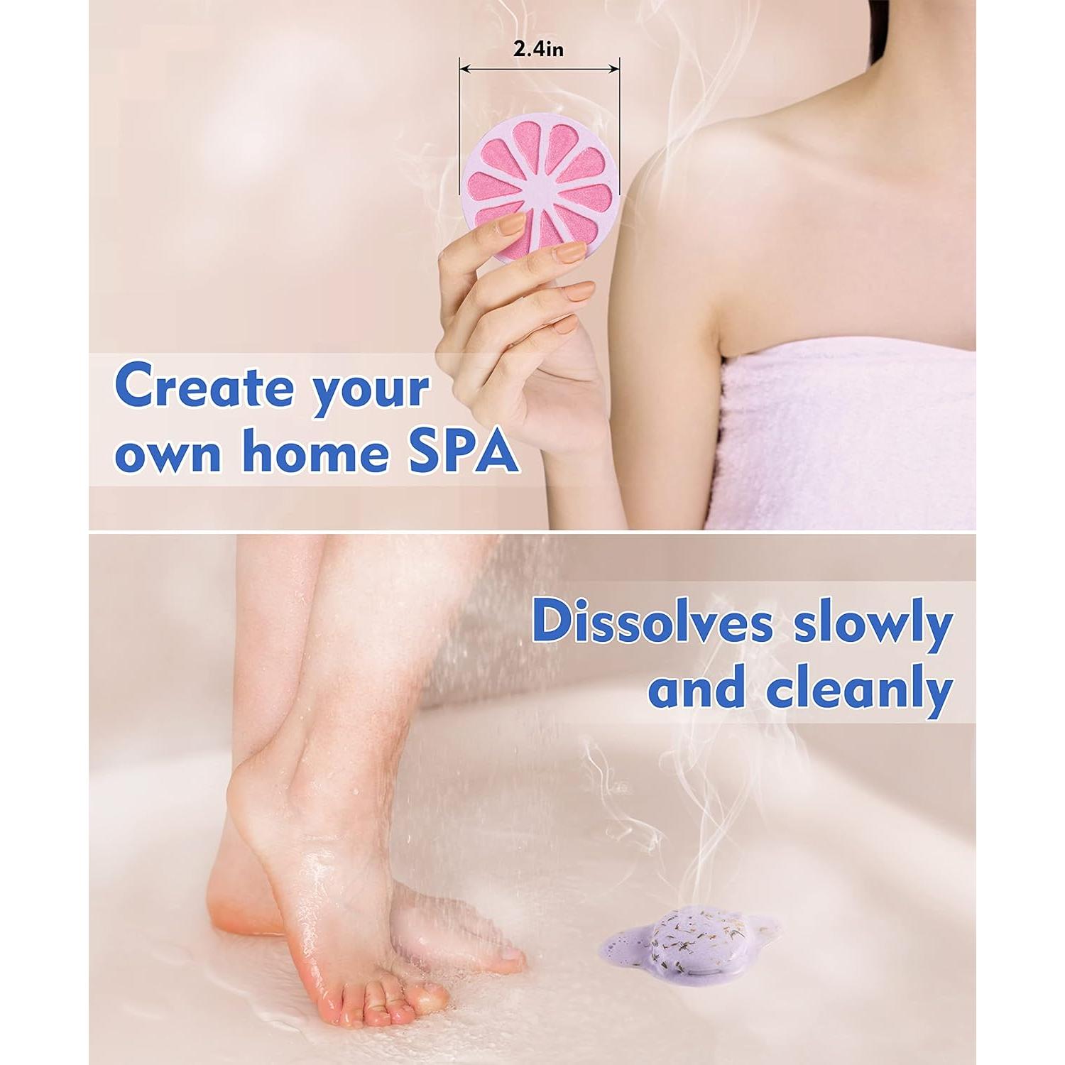 Bombas de Ducha Aromaterapia Aofmee - Paquete de 8 Unidades