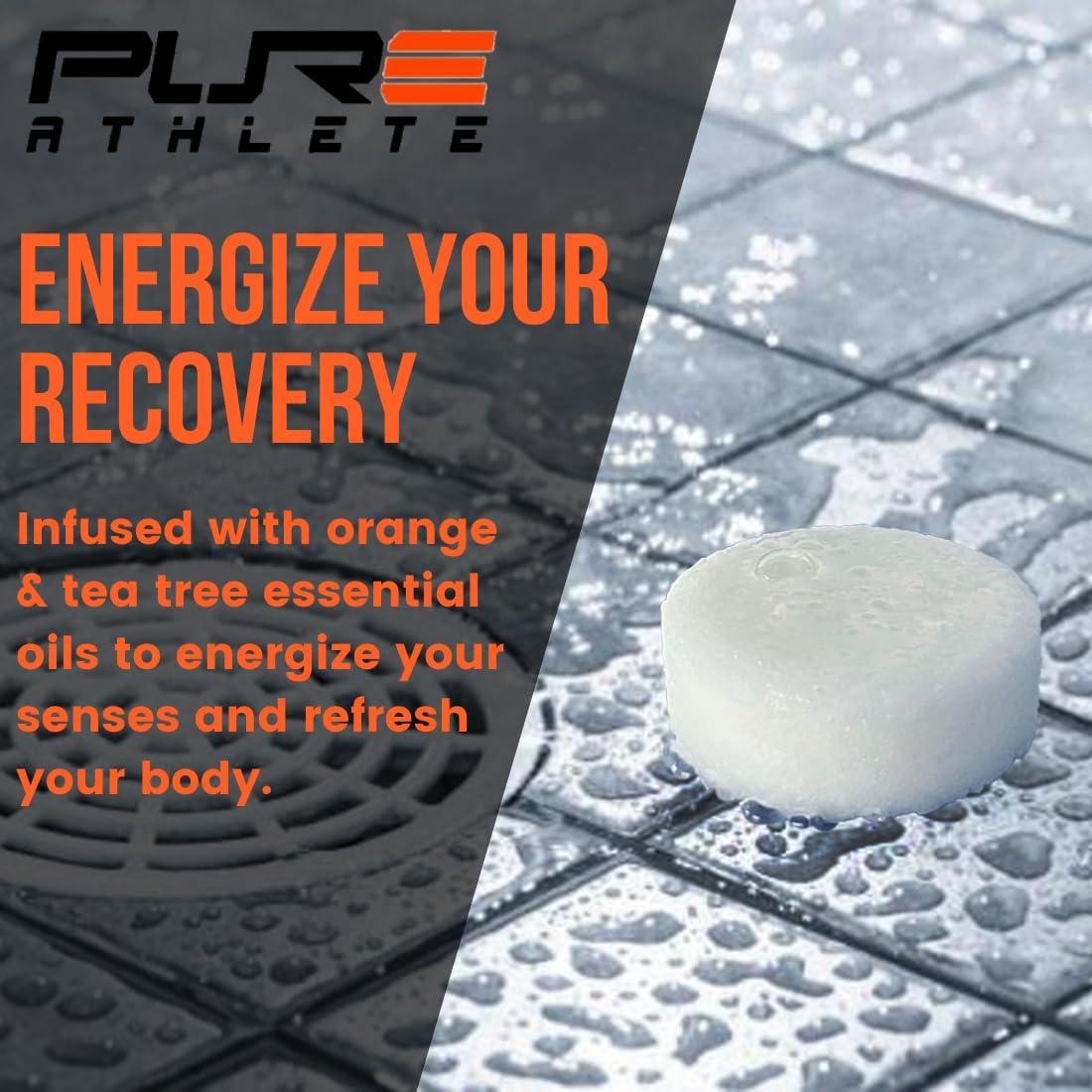 Steamers de Ducha Energizantes Pure Athlete - Naranja y Árbol de Té