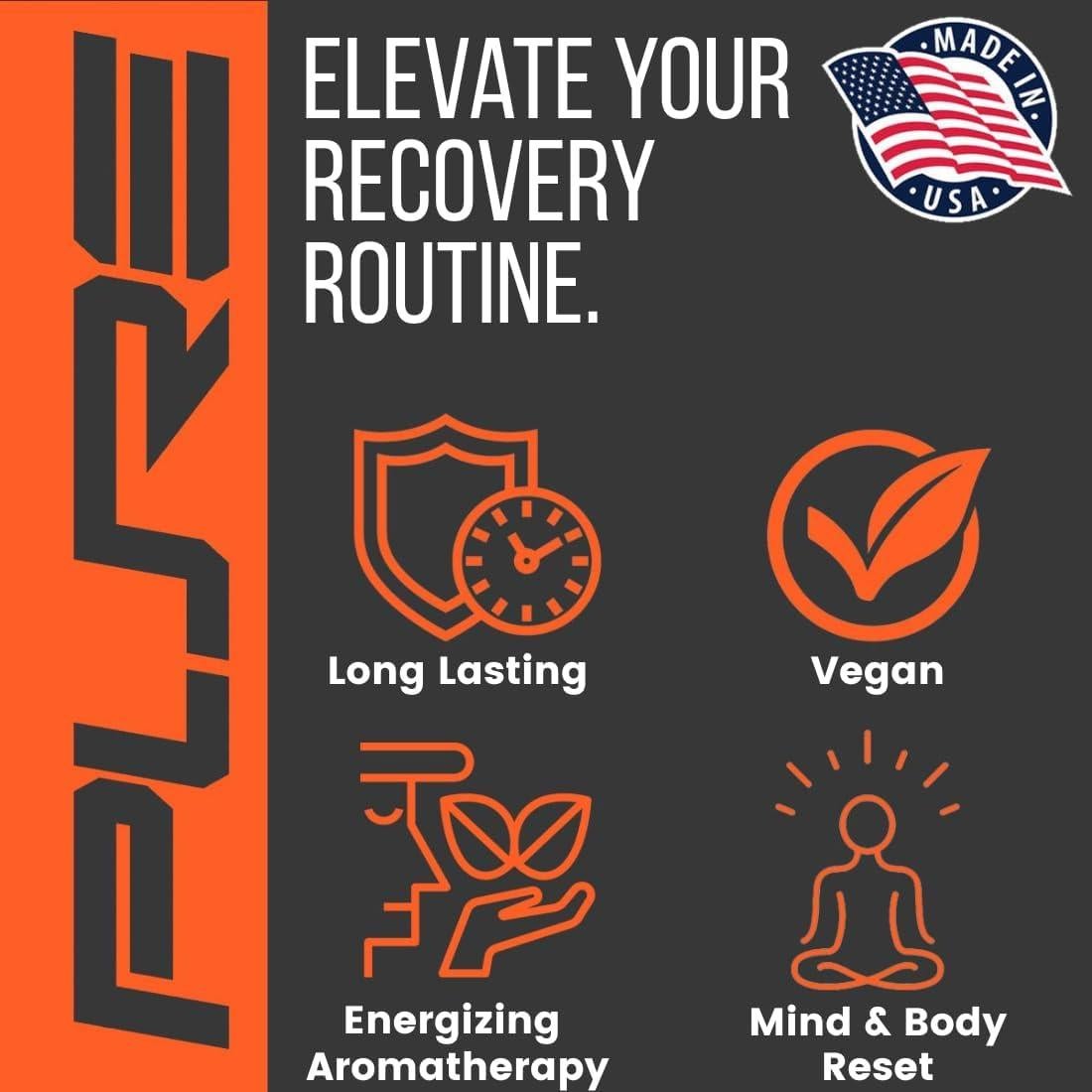 Steamers de Ducha Energizantes Pure Athlete - Naranja y Árbol de Té