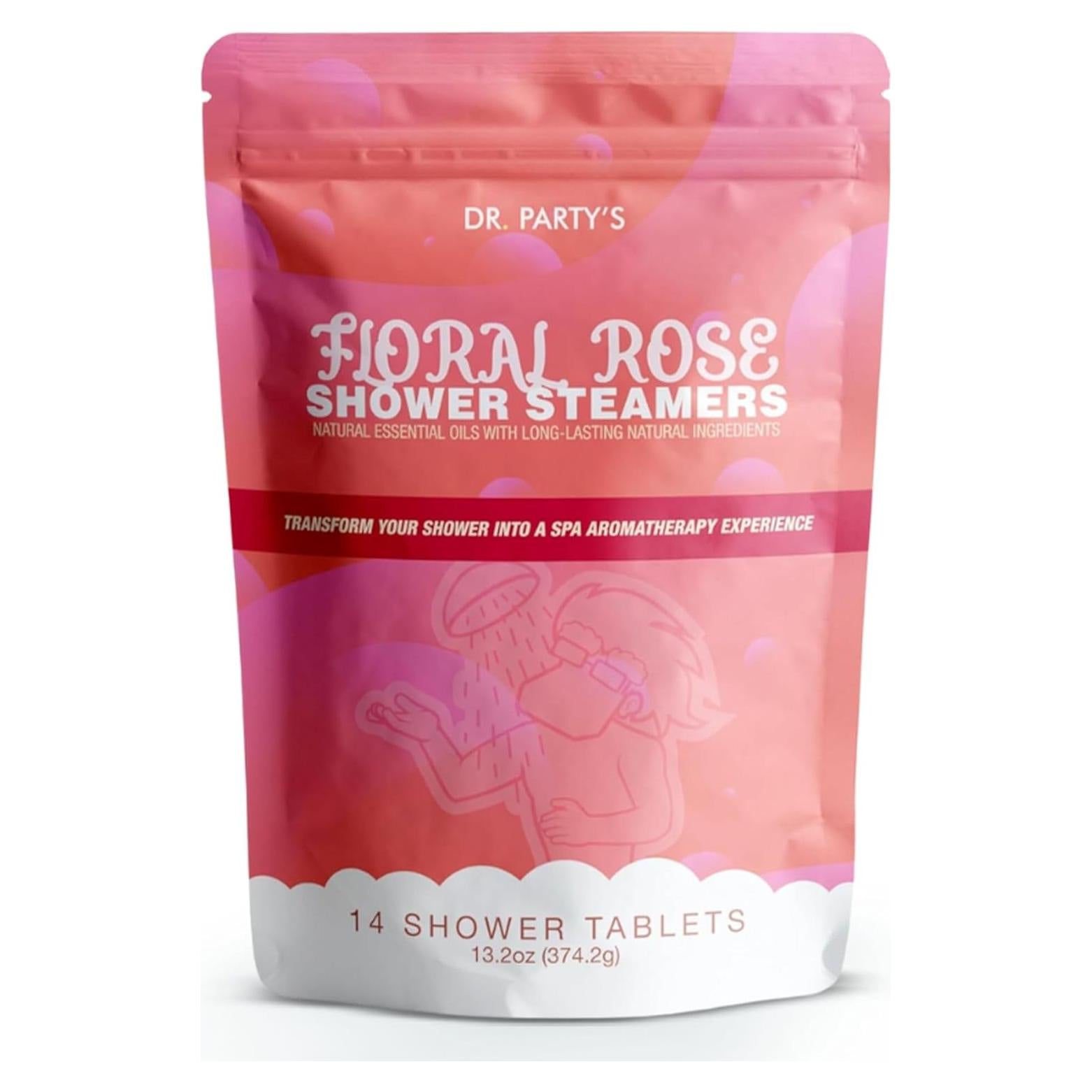 Vaporizador de Ducha Partymachines 14 Tabletas Aroma Floral