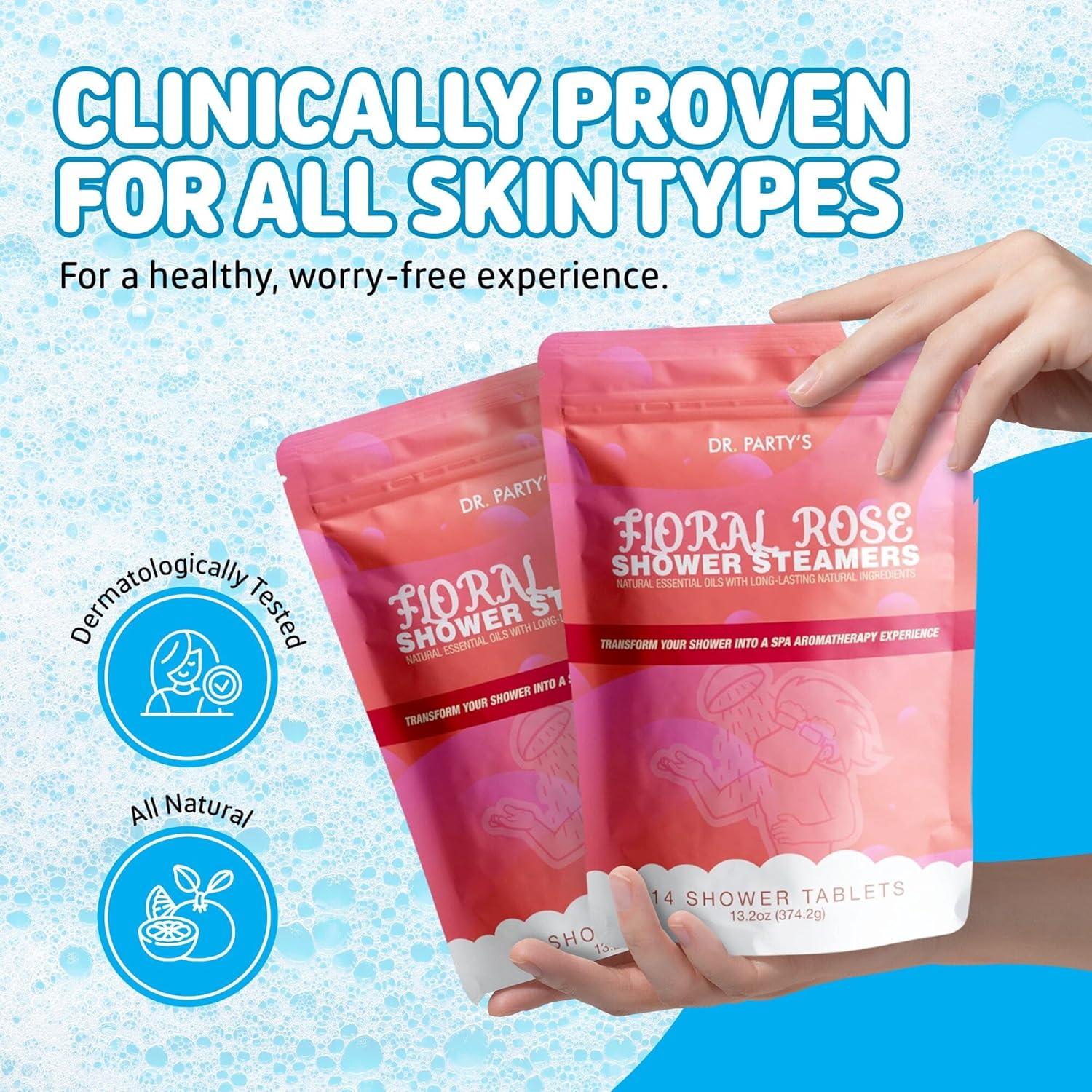 Vaporizador de Ducha Partymachines 14 Tabletas Aroma Floral