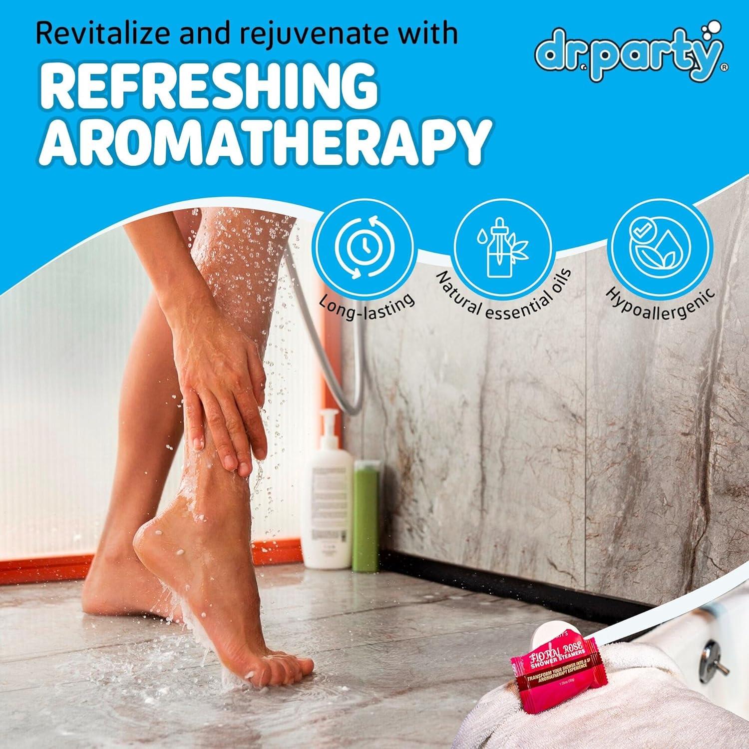 Vaporizador de Ducha Partymachines 14 Tabletas Aroma Floral