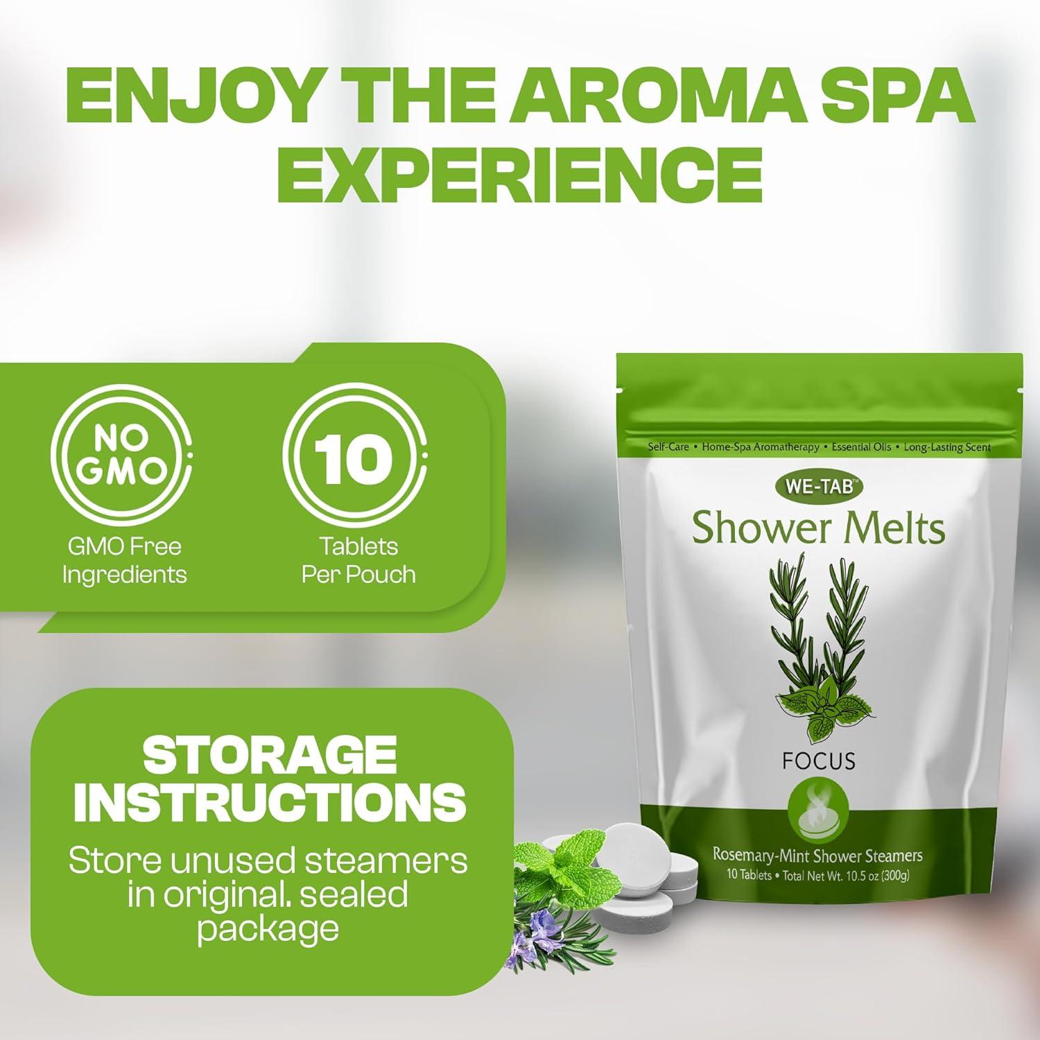 Tabletas de vapor aromaterapia We-Tab 10-pk Romero y Menta