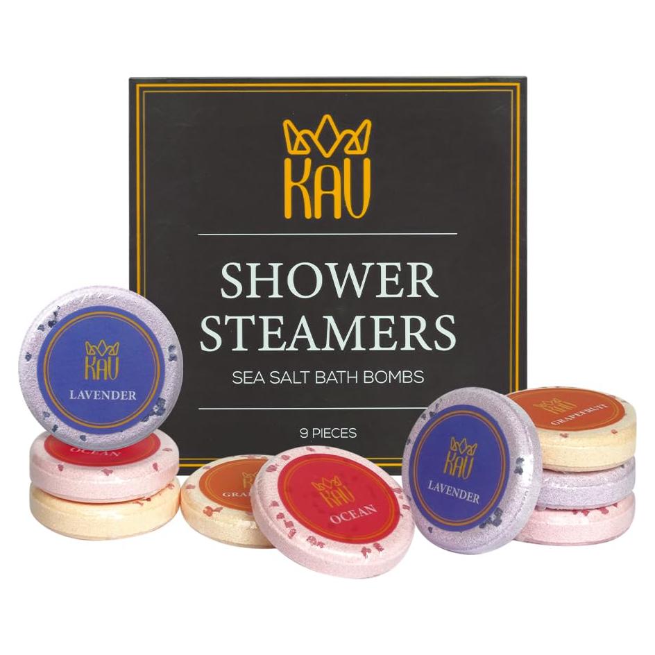 Bombas de Ducha Aromaterapia KAV - Set de 9 Tabletas Relajantes