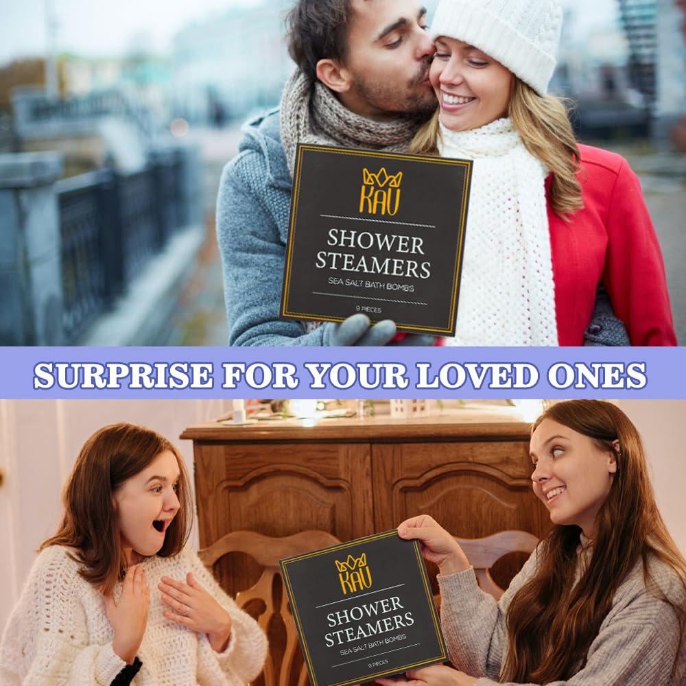 Bombas de Ducha Aromaterapia KAV - Set de 9 Tabletas Relajantes