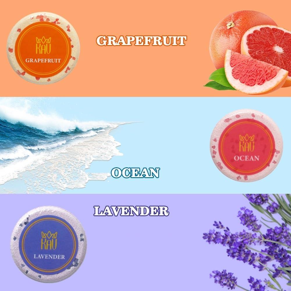 Bombas de Ducha Aromaterapia KAV - Set de 9 Tabletas Relajantes