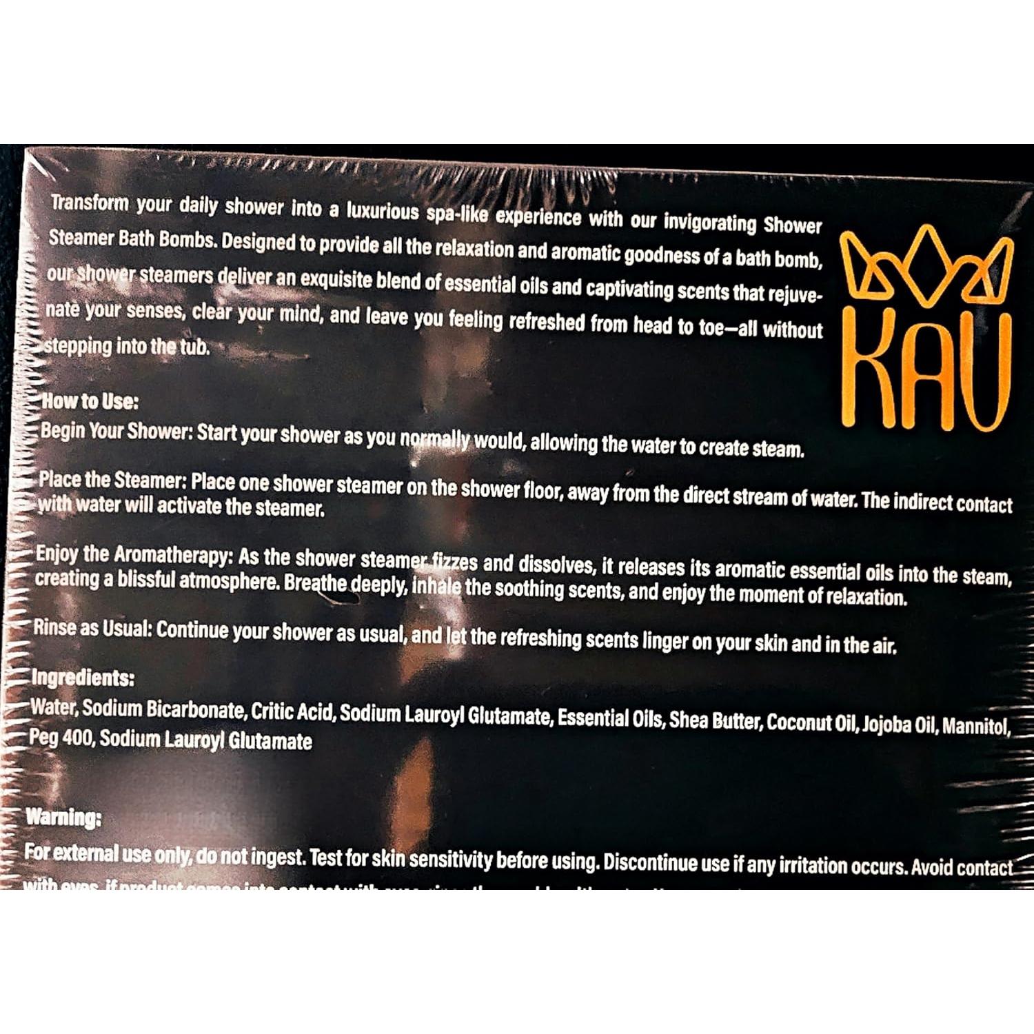 Bombas de Ducha Aromaterapia KAV - Set de 9 Tabletas Relajantes