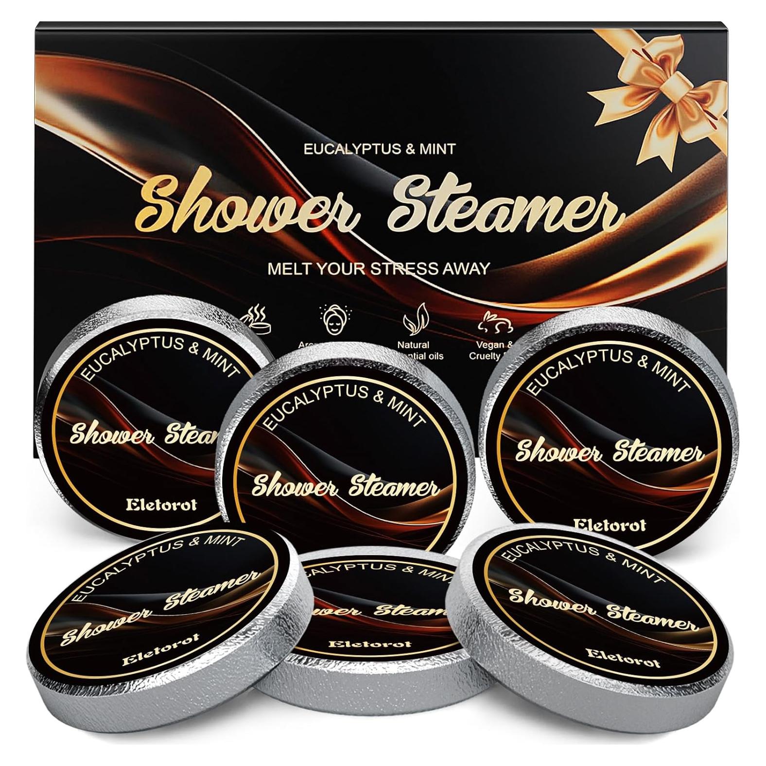 Bombas de Ducha Eletorot Eucalipto y Menta - Paquete de 6