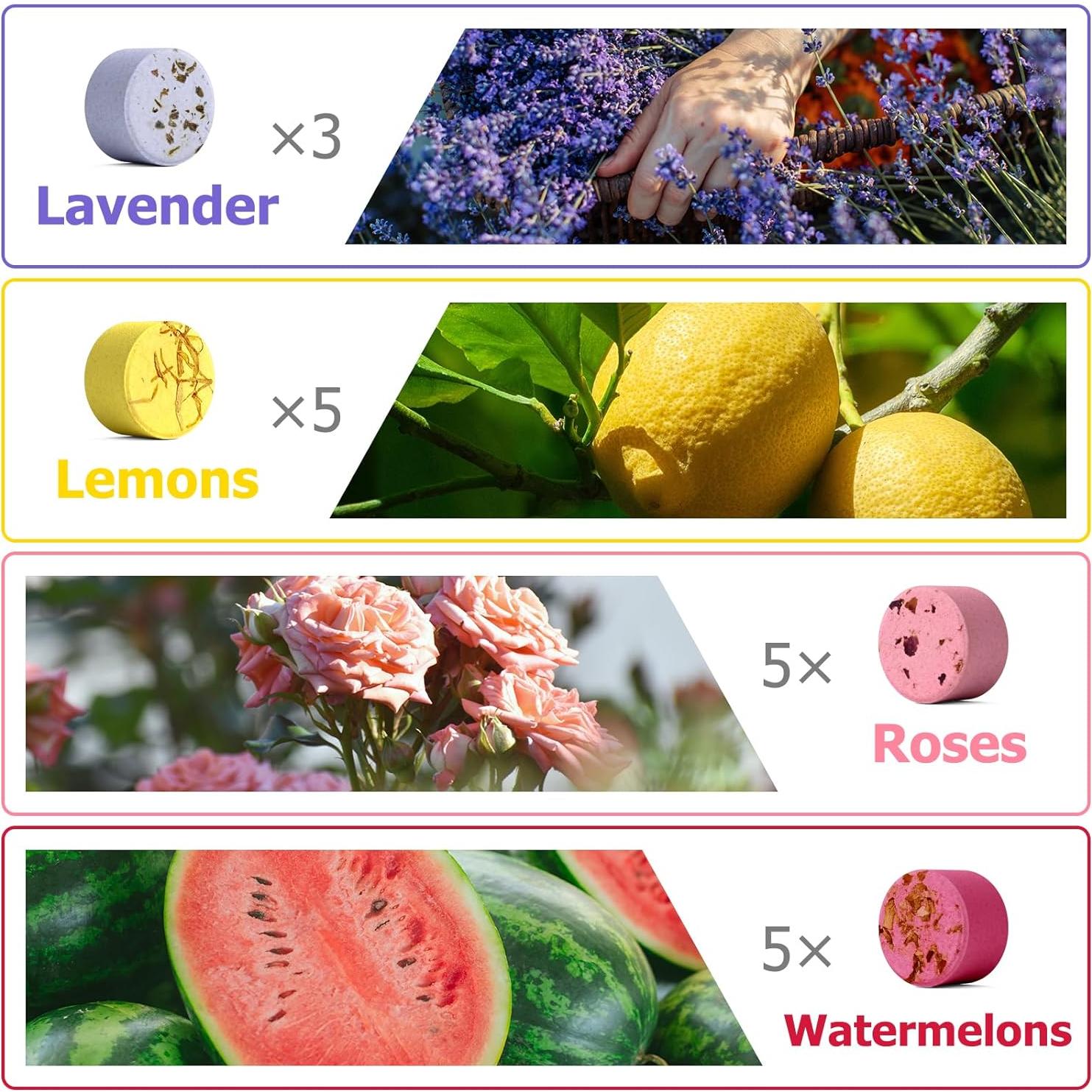 Bombas de Ducha Aromaterapia SWCANDY 18 Piezas - Regalos Relax