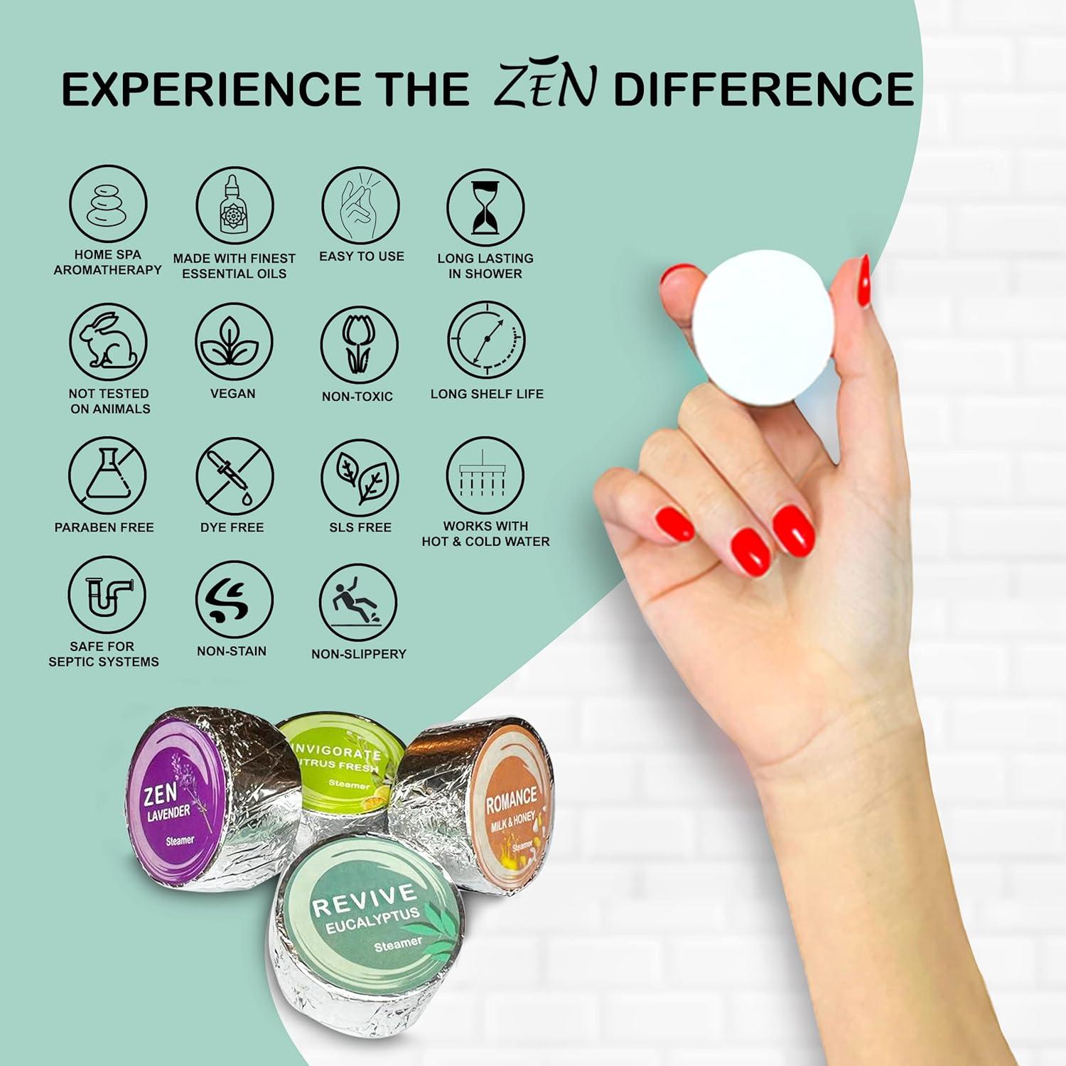 Bombas de Ducha de Eucalipto Zen - Aromaterapia 15 Piezas