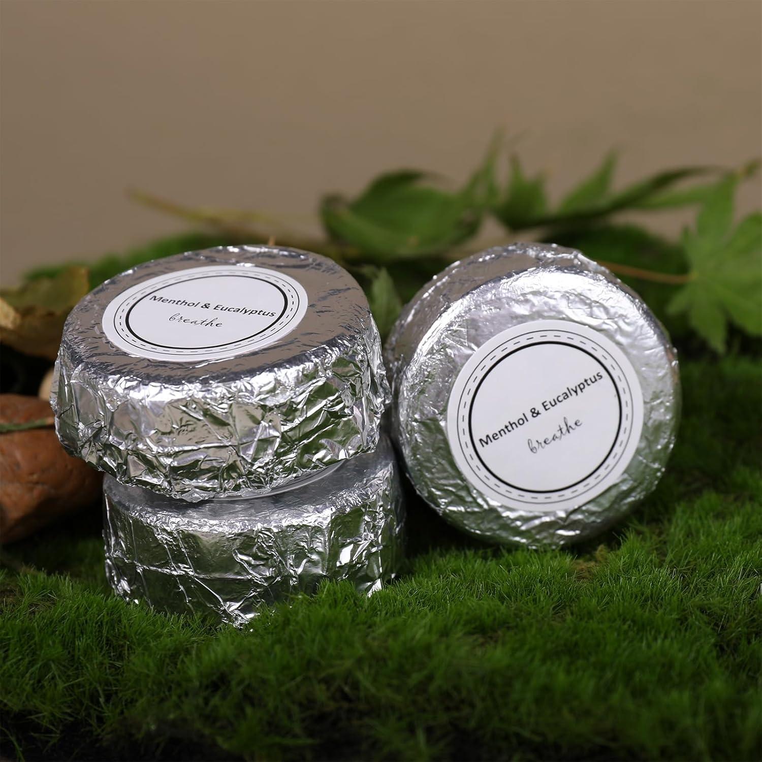 Set de 15 Bombas de Ducha Naturales Bare con Eucalipto y Mentol