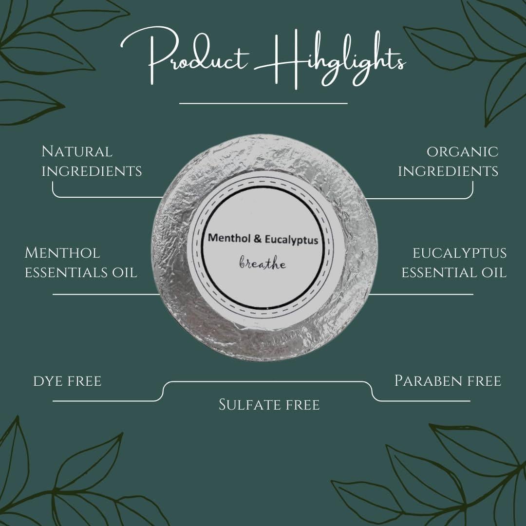 Set de 15 Bombas de Ducha Naturales Bare con Eucalipto y Mentol