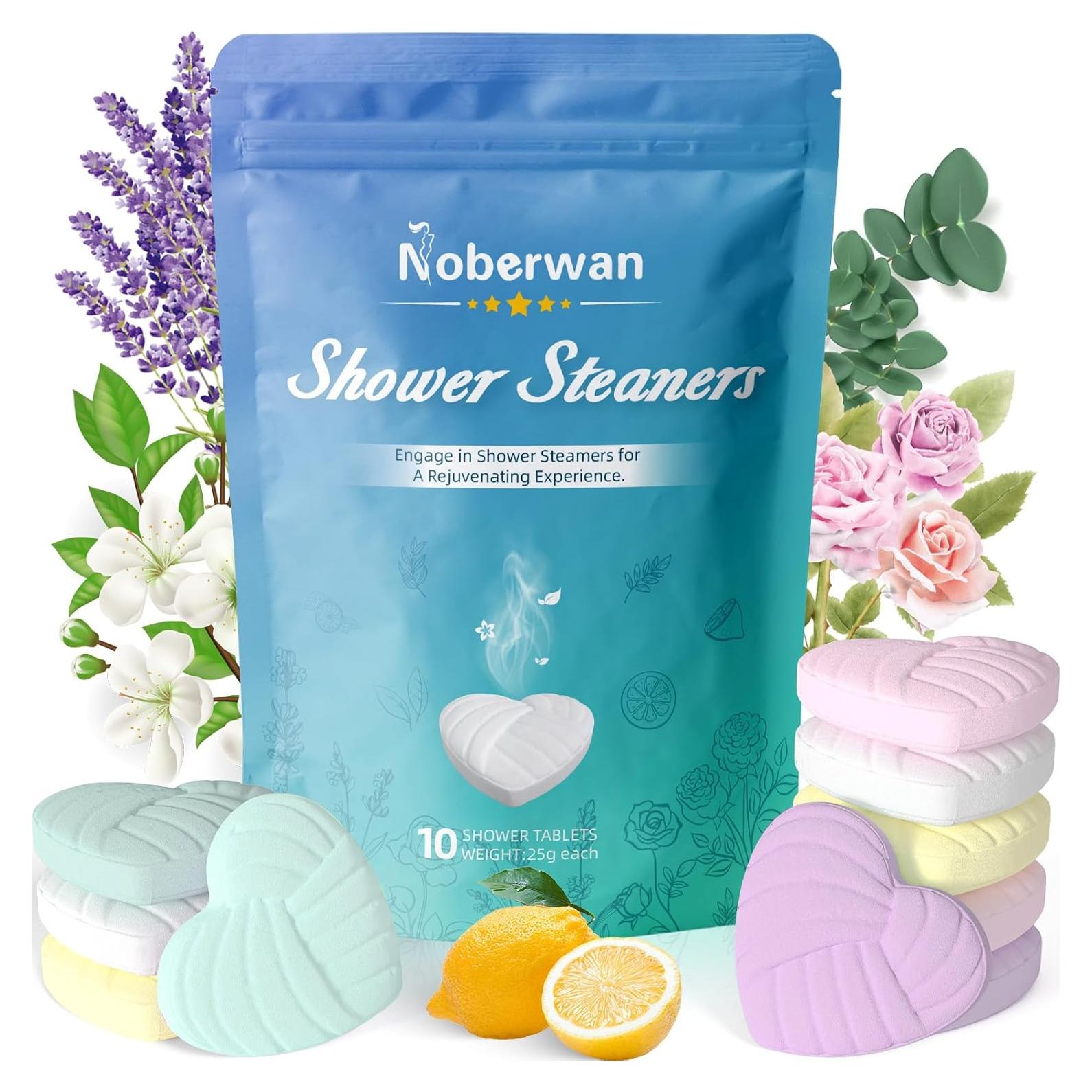 Bombas de Ducha Aromaterapia Noberwan - 10 Paquete Aceites Esenciales