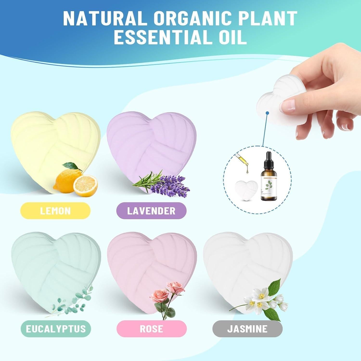 Bombas de Ducha Aromaterapia Noberwan - 10 Paquete Aceites Esenciales