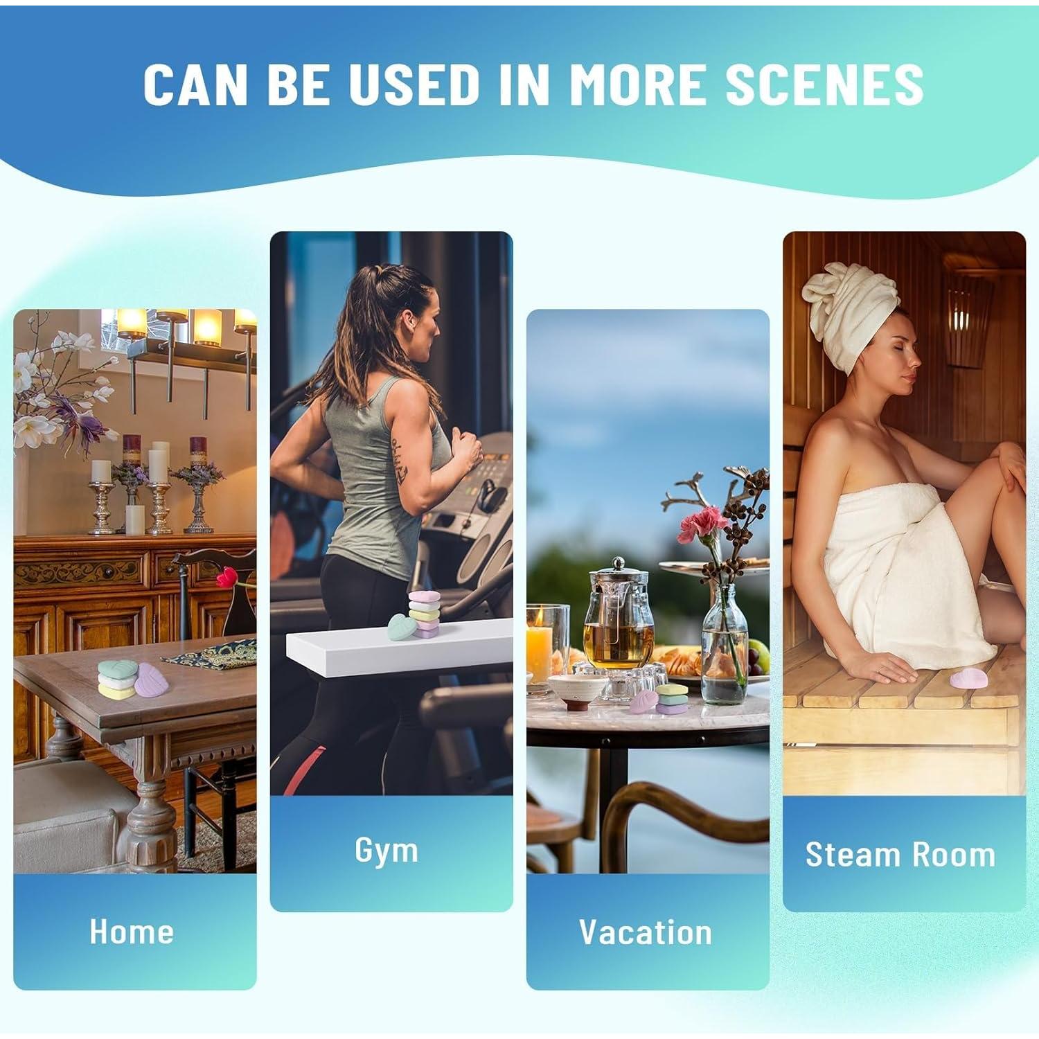 Bombas de Ducha Aromaterapia Noberwan - 10 Paquete Aceites Esenciales