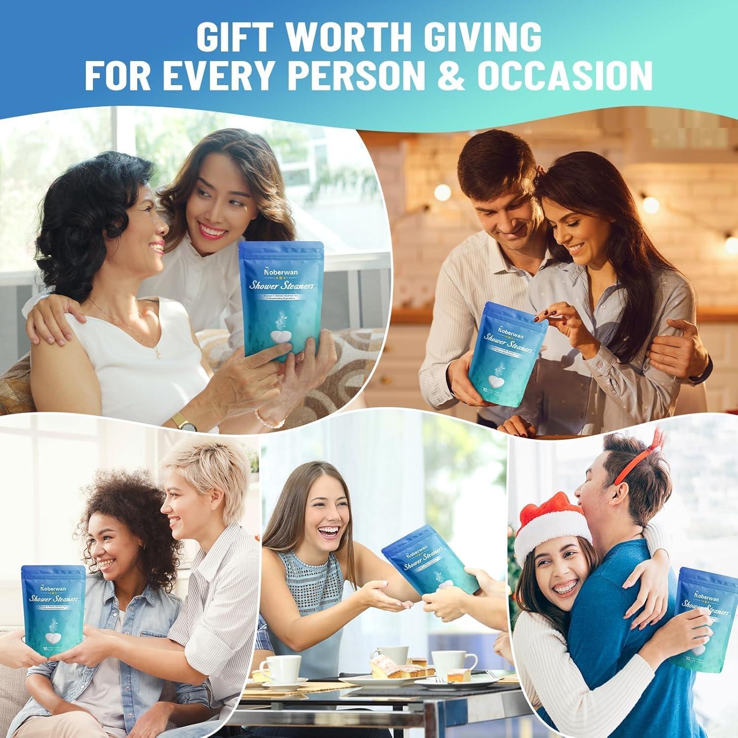 Bombas de Ducha Aromaterapia Noberwan - 10 Paquete Aceites Esenciales