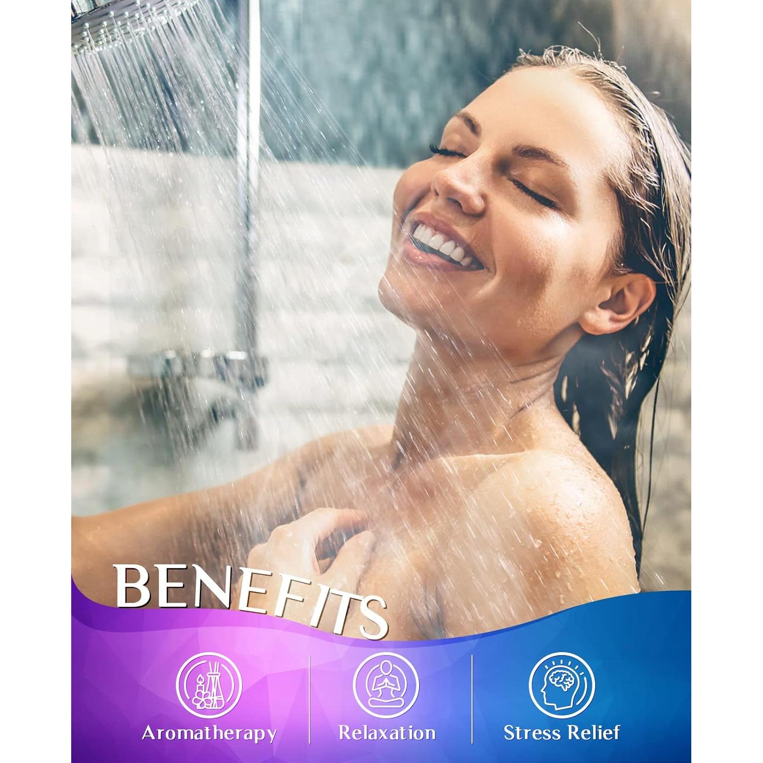 Bombas de Ducha Aromaterapia POPCHOSE - 8 Aromas Naturales