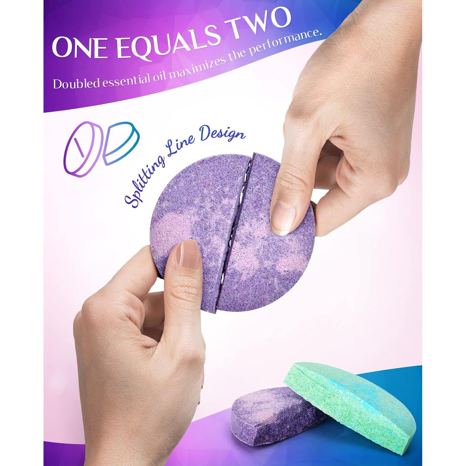 Bombas de Ducha Aromaterapia POPCHOSE - 8 Aromas Naturales