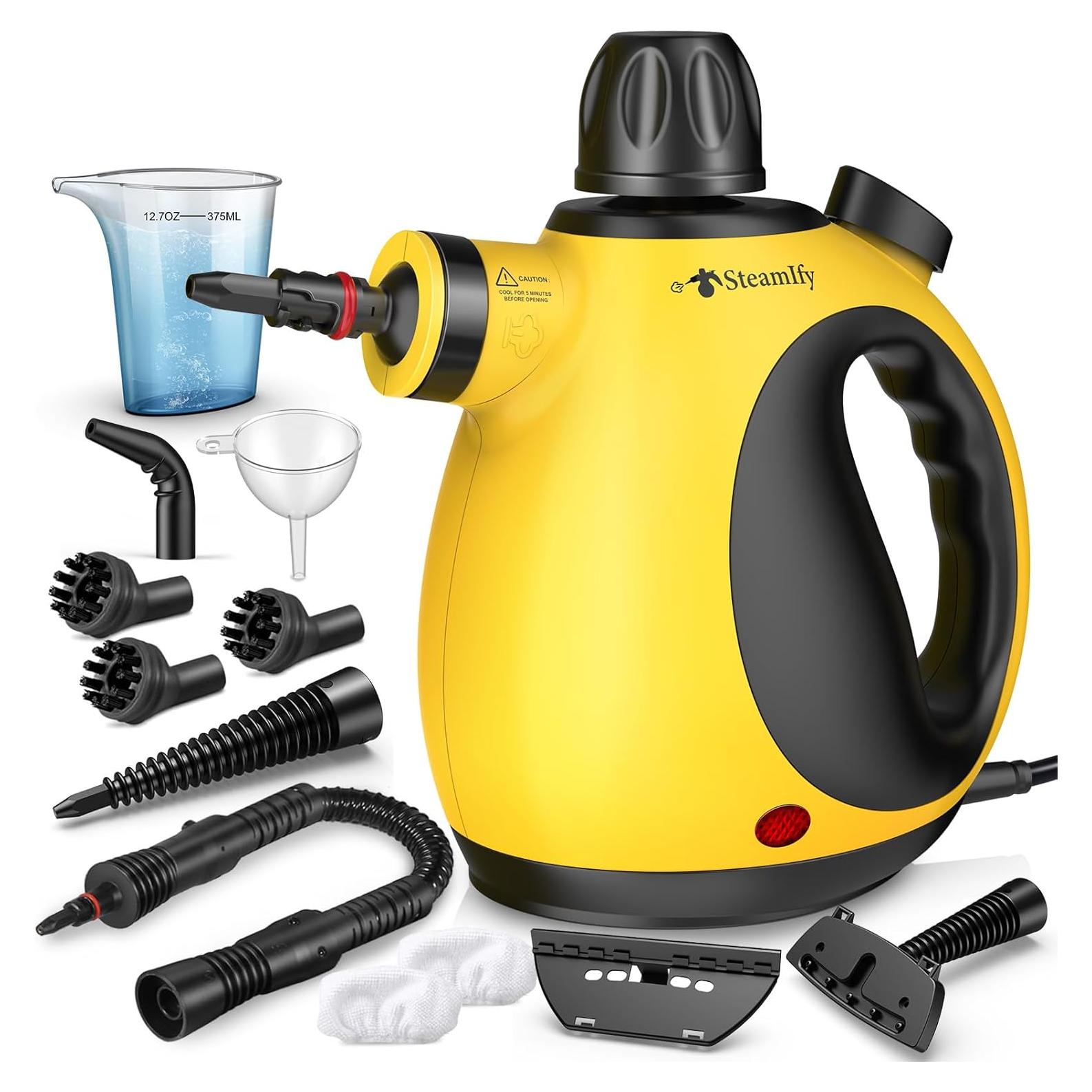 Limpiador de vapor portátil STEAMIFY 1200W 380ml multi-superficie