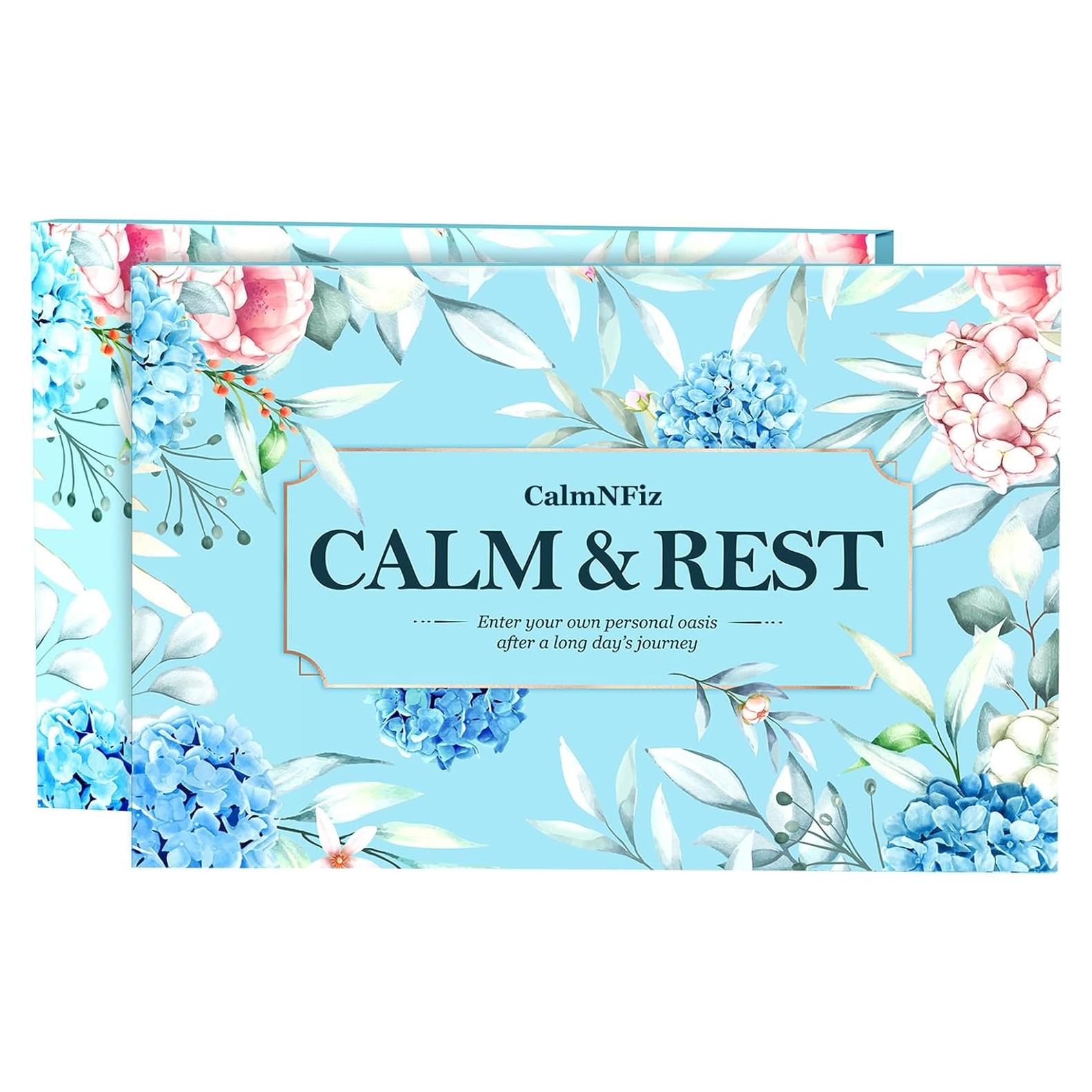 Paquete de 12 pastillas de vapor para ducha CalmNFiz - 6 aromas