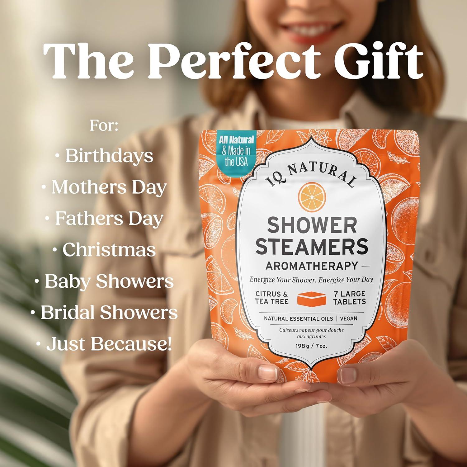 Bombas de Ducha Aromaterapia Orgánicas IQNATURAL - Cítricos