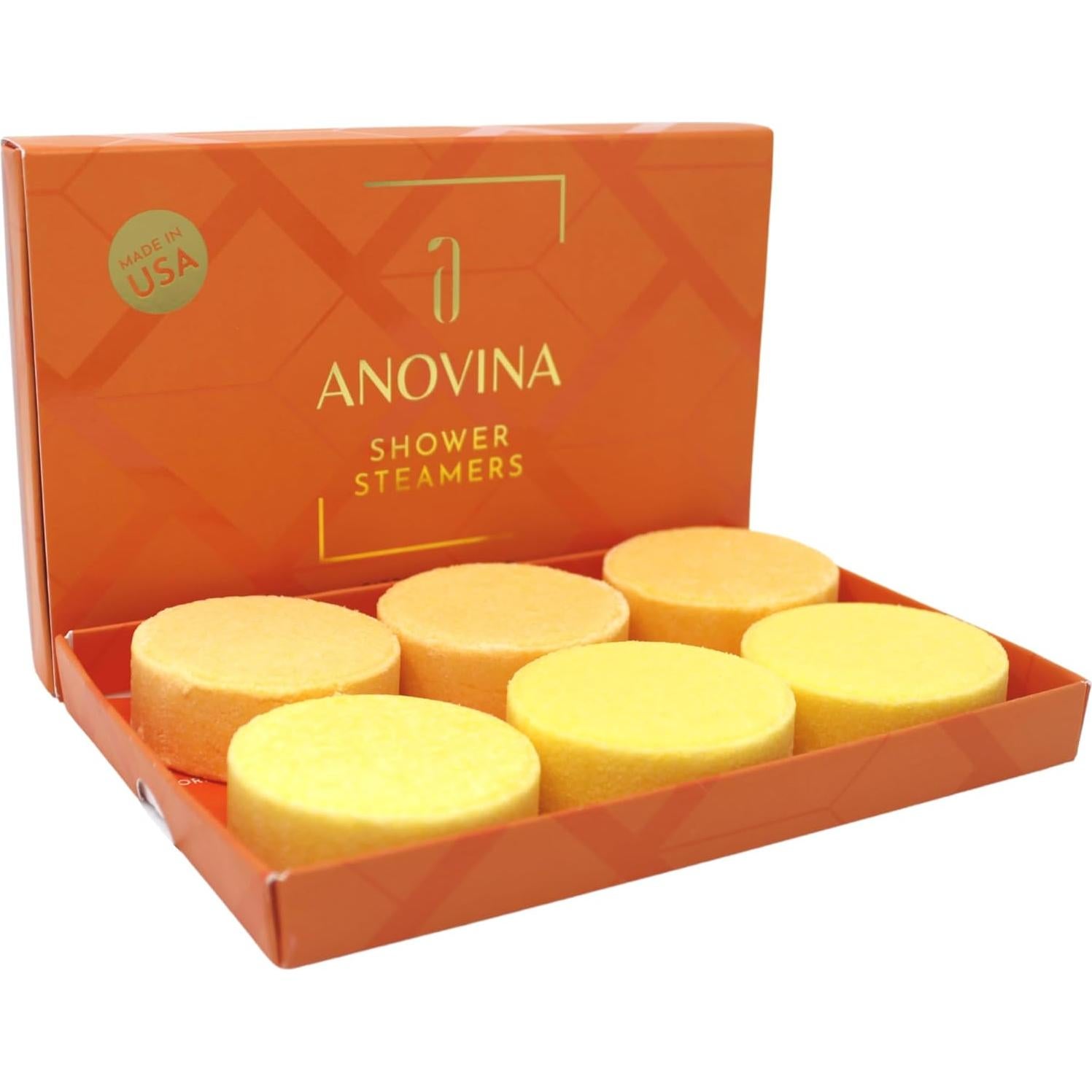 Vaporizadores de Ducha Aromaterapia Anovina Cítricos 6XL