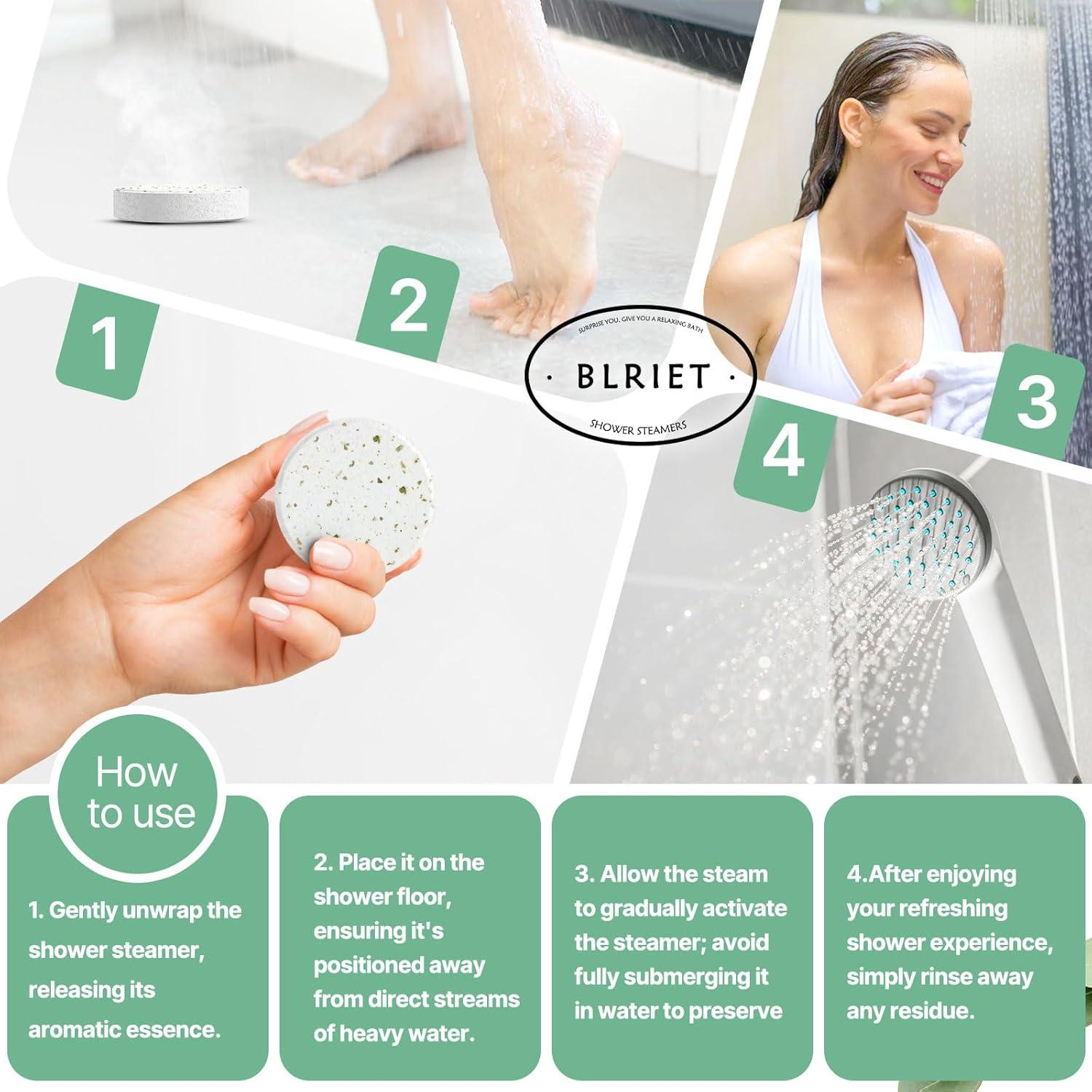 Bolsitas de Vapor para Ducha Aromaterapia 18 Pack BLRIET