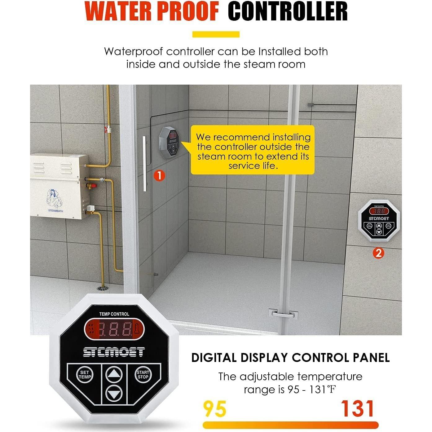 Generador de Vapor DC HOUSE 9KW 220V para Sauna Spa