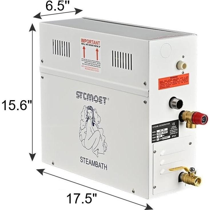 Generador de Vapor DC HOUSE 9KW 220V para Sauna Spa