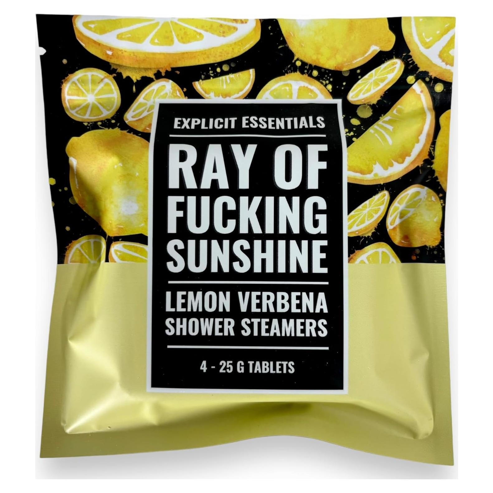 Bombas de Ducha Eucalipto Limón Esenciales Explícitos - 4 Unidades