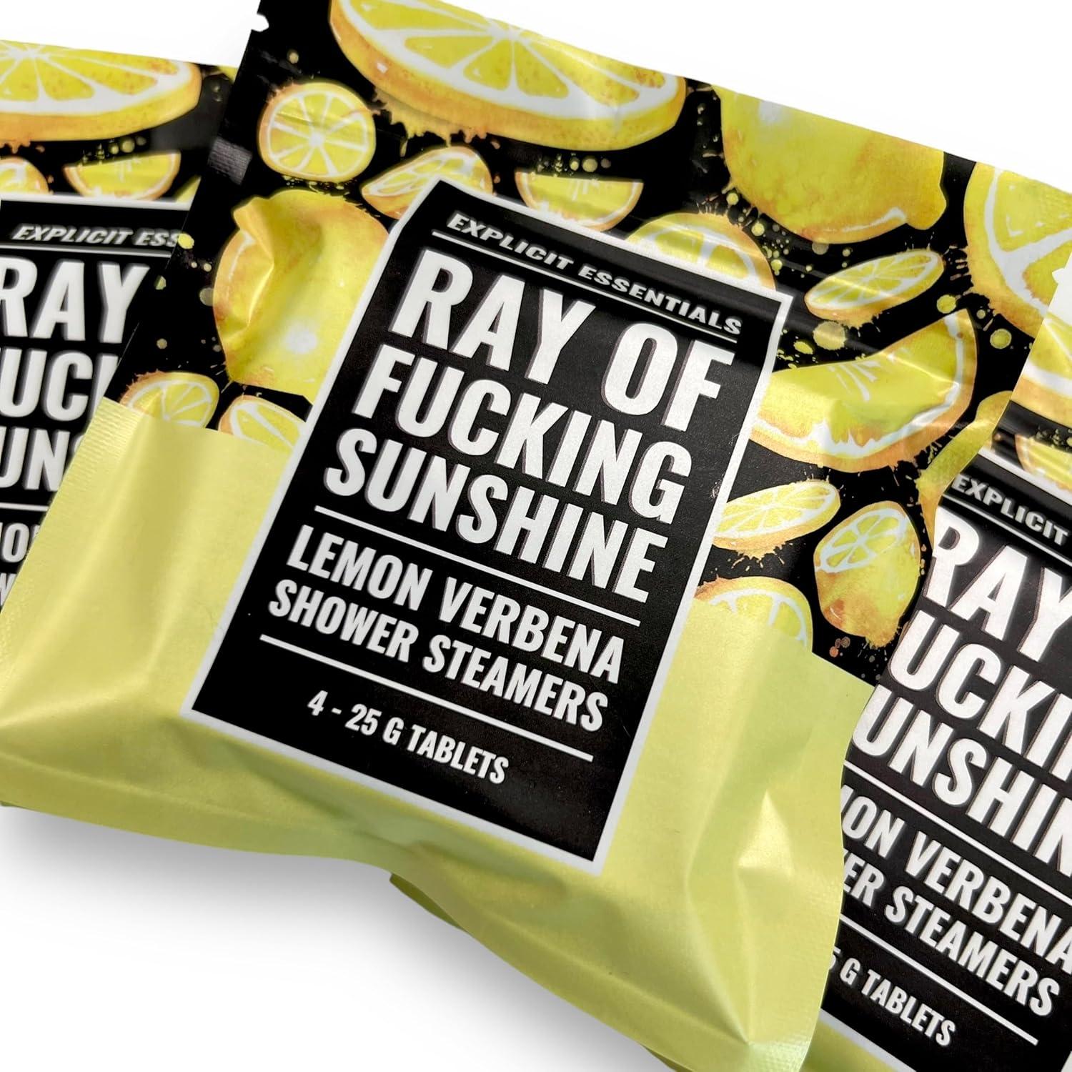 Bombas de Ducha Eucalipto Limón Esenciales Explícitos - 4 Unidades