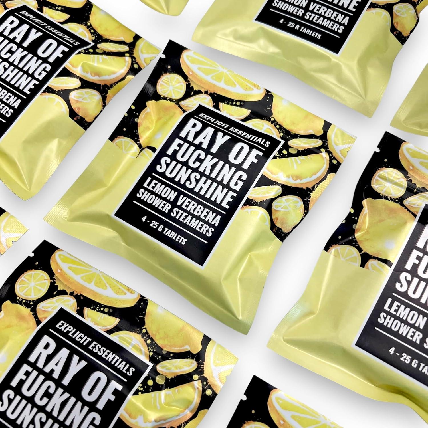 Bombas de Ducha Eucalipto Limón Esenciales Explícitos - 4 Unidades