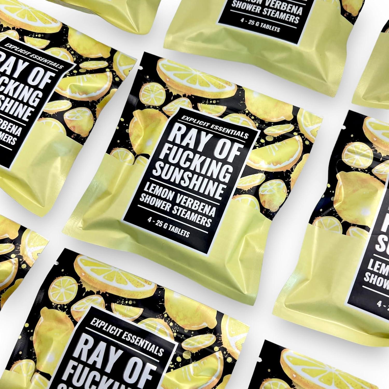 Bombas de Ducha Eucalipto Limón Esenciales Explícitos - 4 Unidades