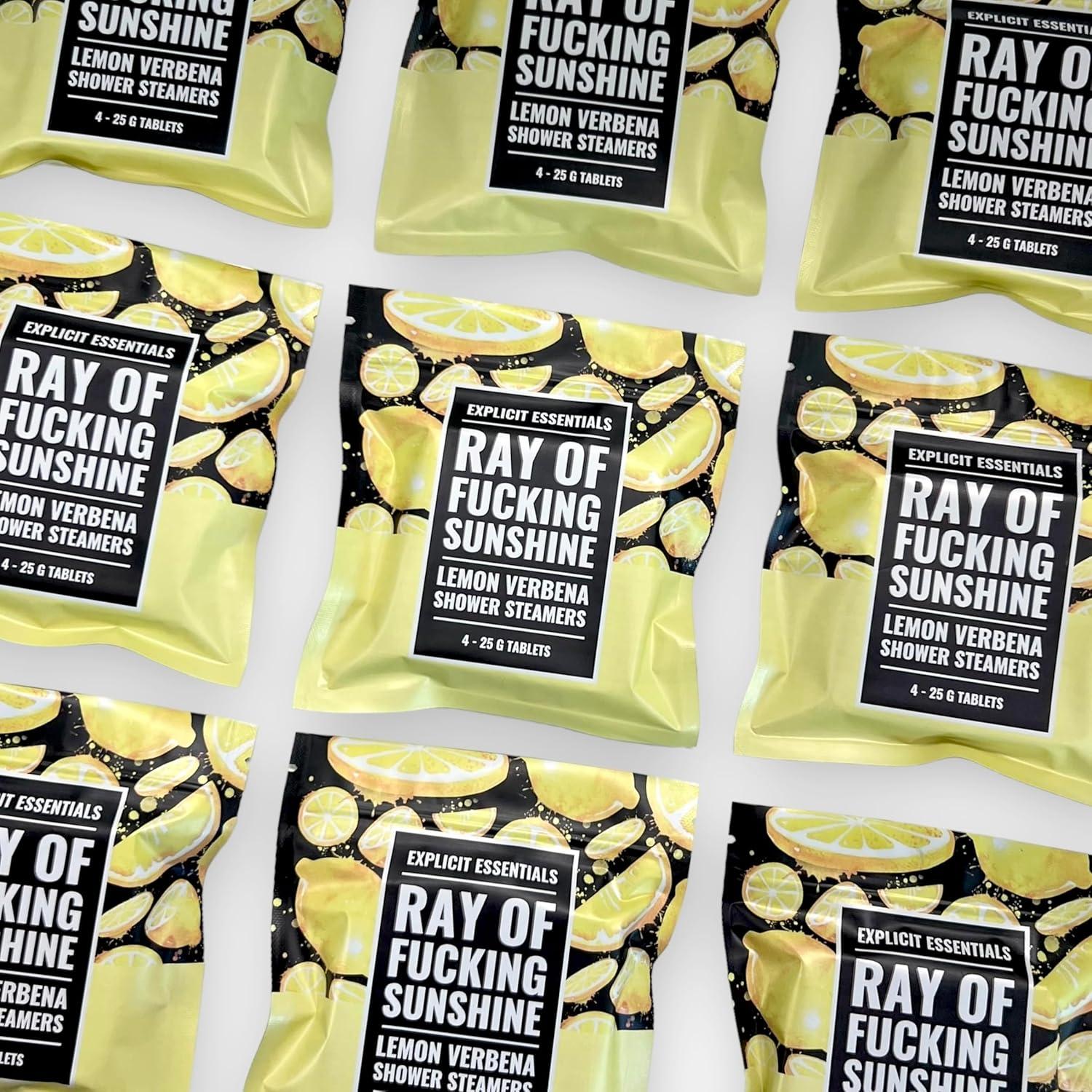 Bombas de Ducha Eucalipto Limón Esenciales Explícitos - 4 Unidades