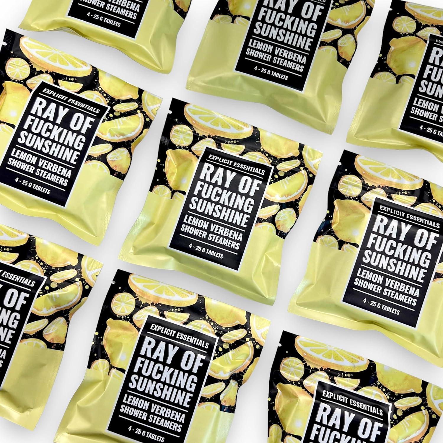 Bombas de Ducha Eucalipto Limón Esenciales Explícitos - 4 Unidades