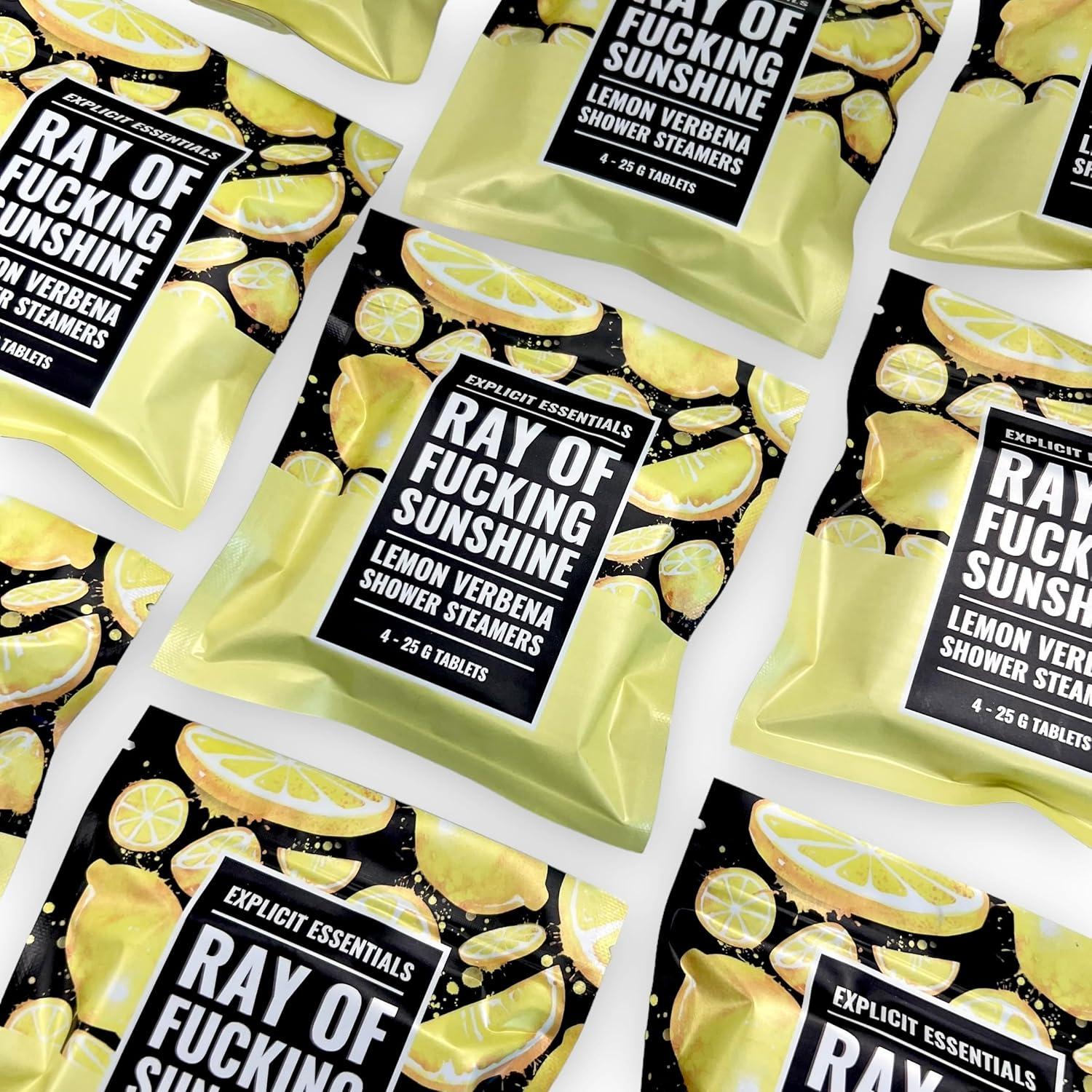 Bombas de Ducha Eucalipto Limón Esenciales Explícitos - 4 Unidades