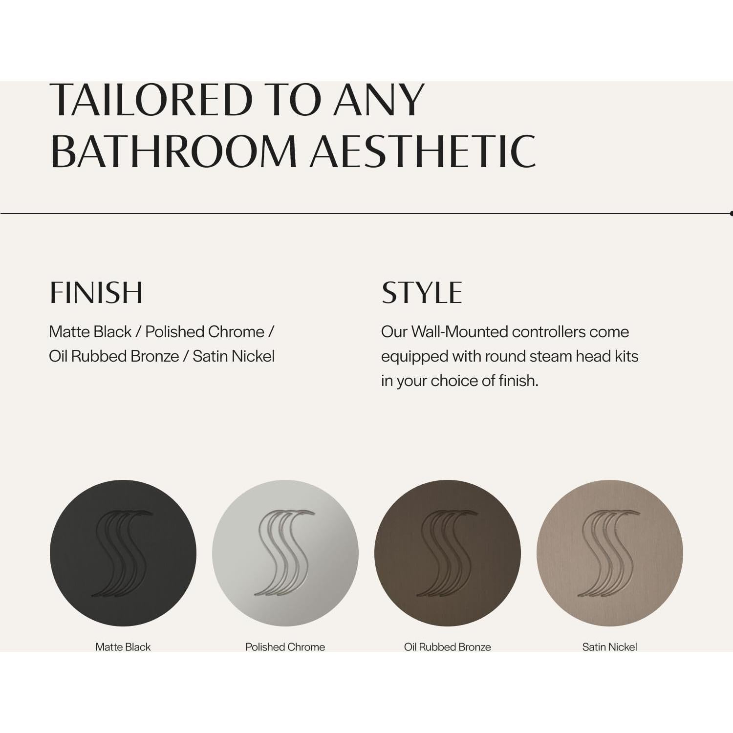 Suite de Vapor Casi Cielo con Controlador y Cabeza de Vapor