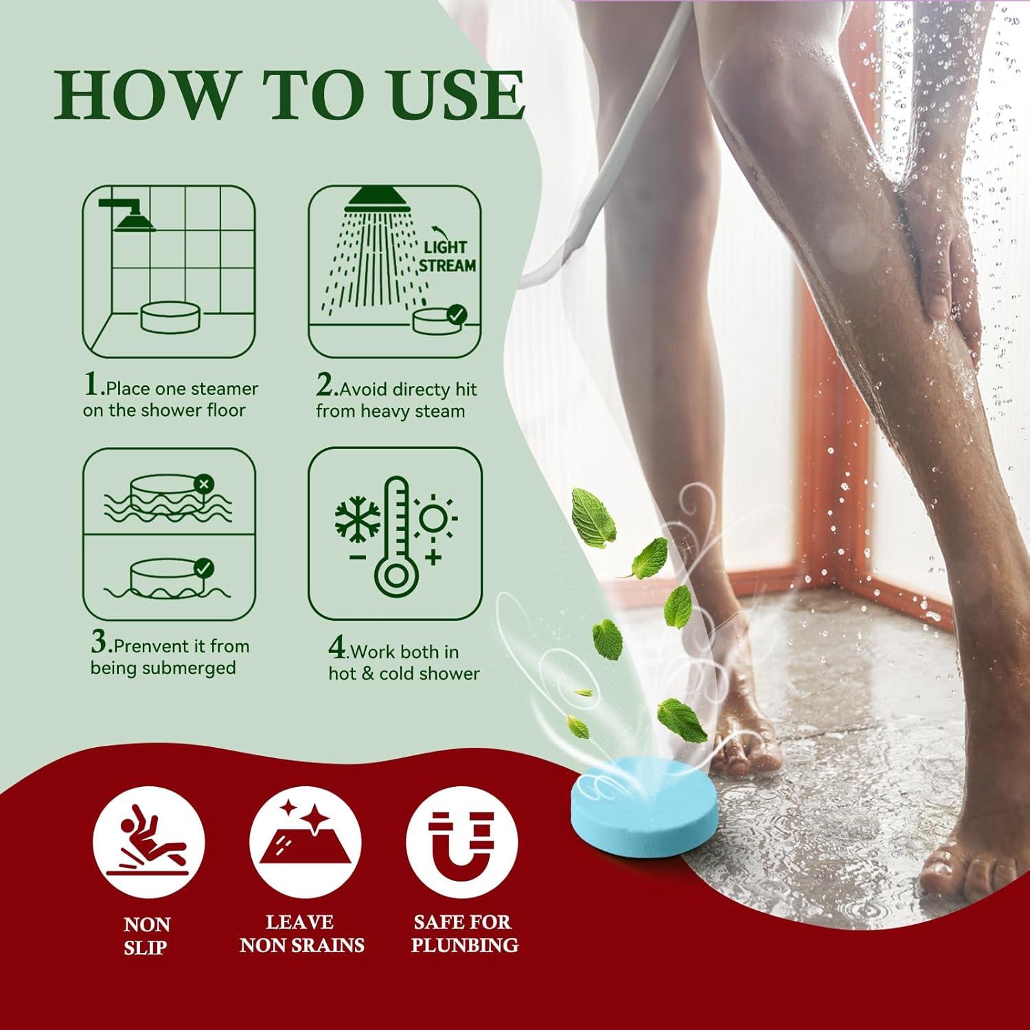 Tabletas de Vapor de Ducha Aromaterapia BABYPEACH - 6 Fragancias