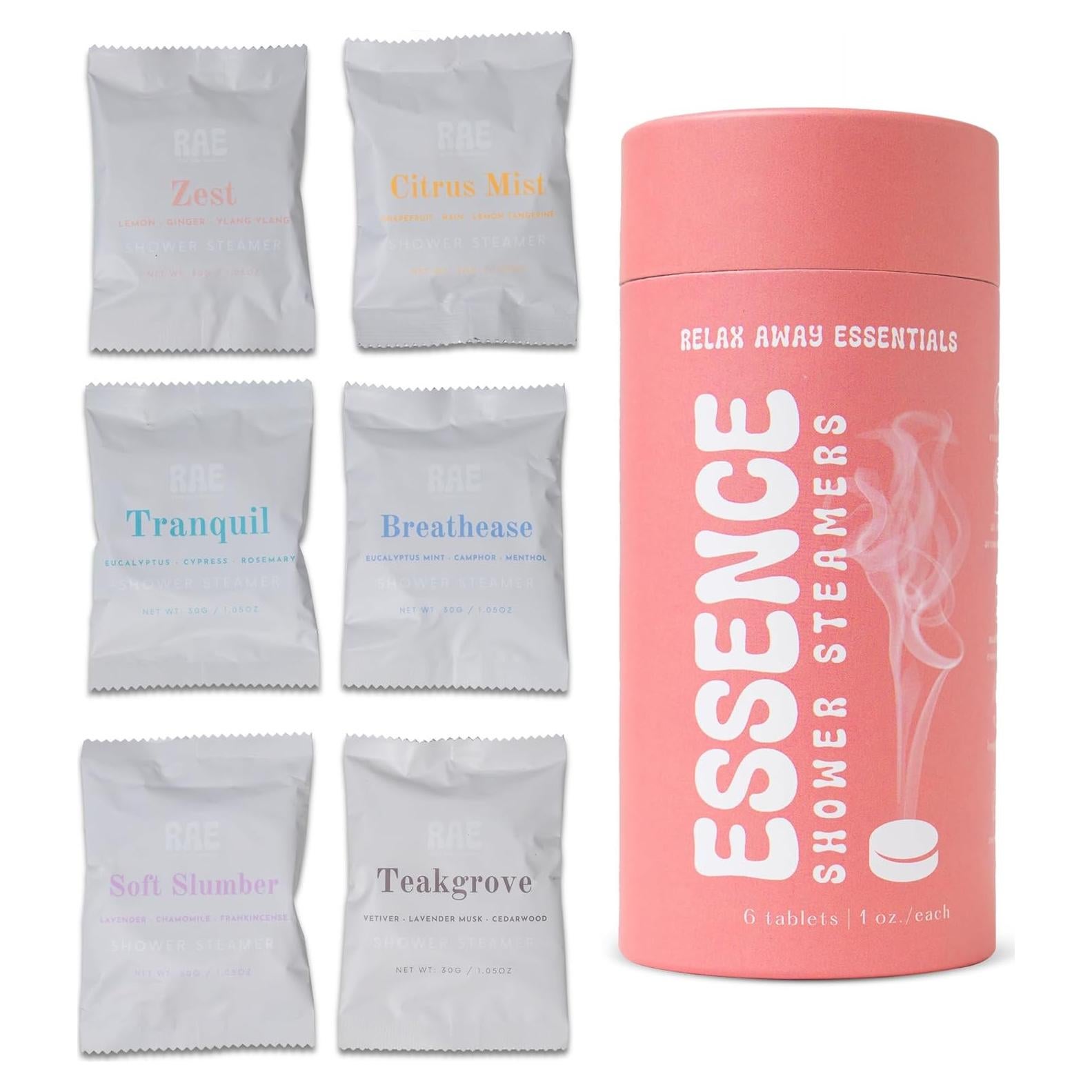 Vaporizadores de Ducha Relax Away 6 Paquete - Aromaterapia