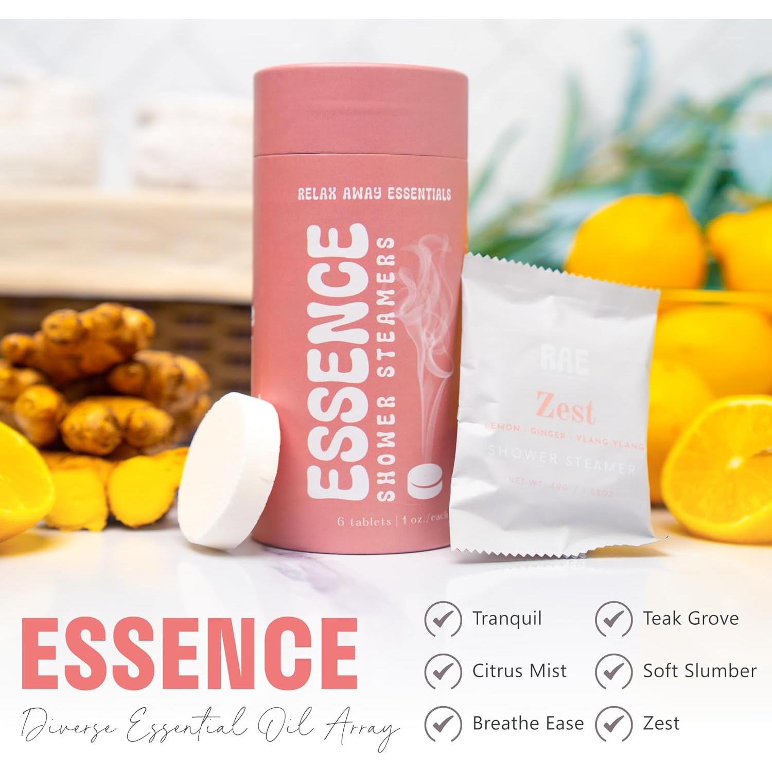 Vaporizadores de Ducha Relax Away 6 Paquete - Aromaterapia