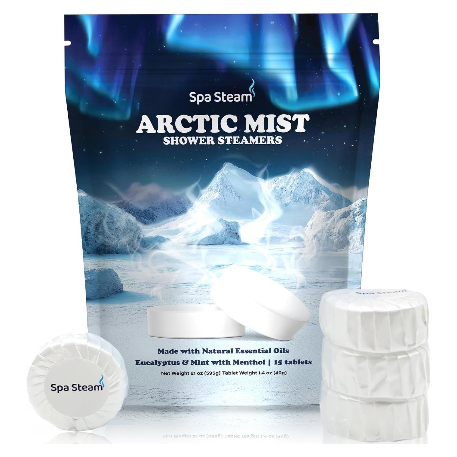 Bombas de Ducha Aromaterapia Eucalipto Menta - Set 15 Pzas